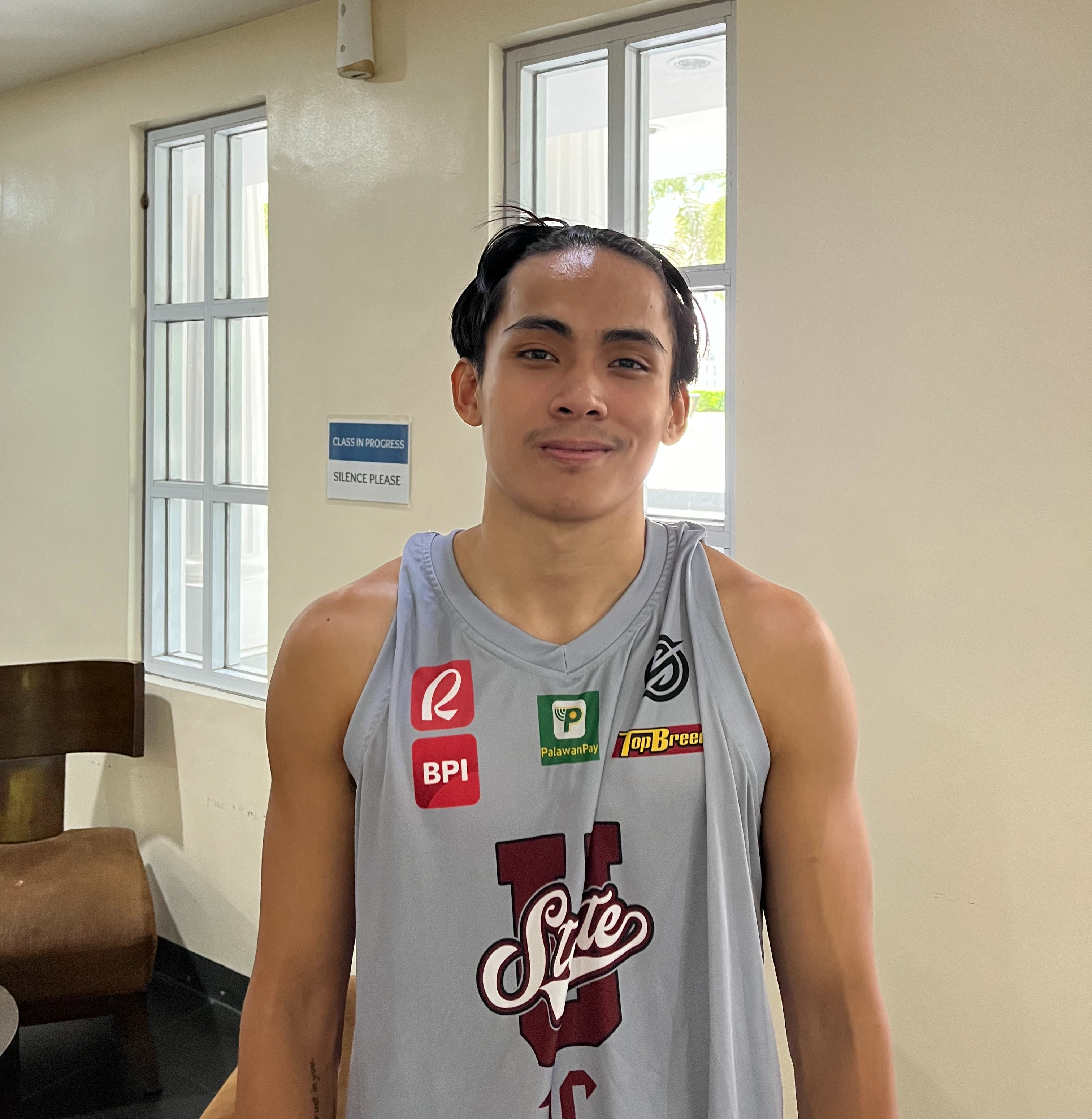 Rey Remogat's first ever UP uniform. 