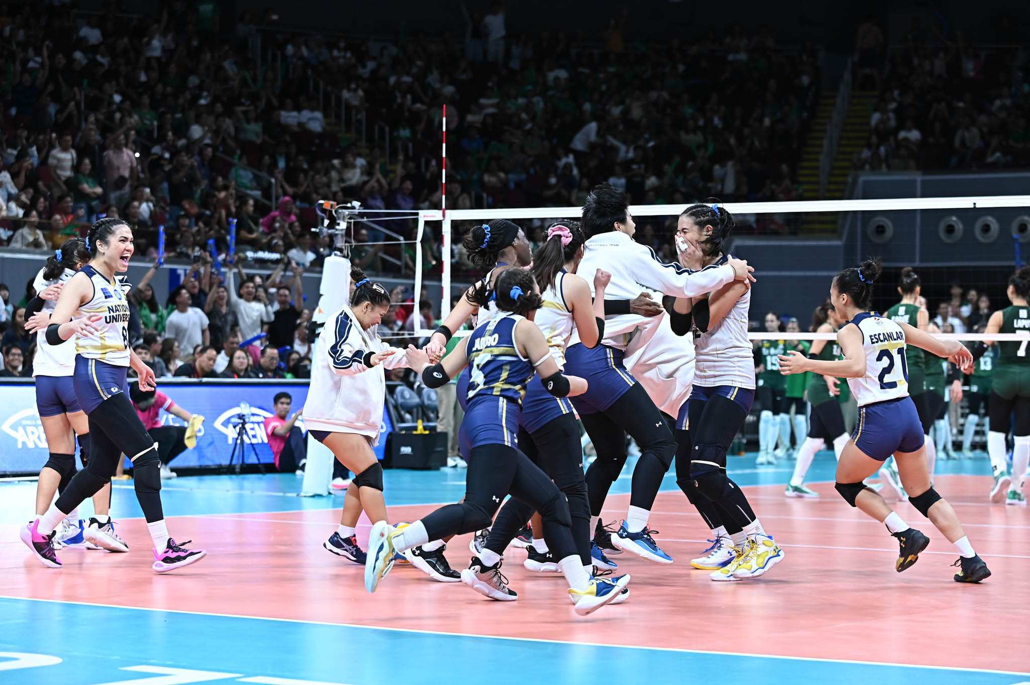 Nu - the game UAAP volleyball final four: NU