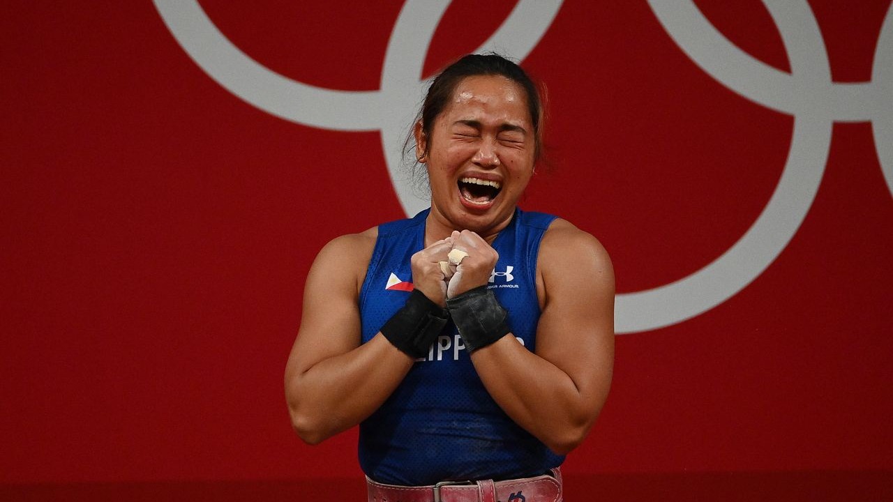 Hidilyn Diaz in the Tokyo 2020 Olympics