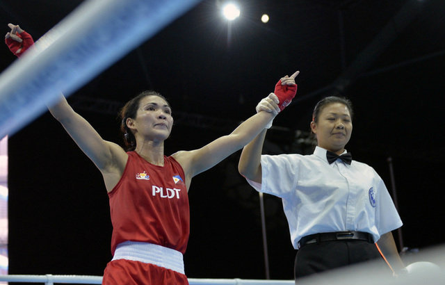 Filipina boxer Josie Gabuco