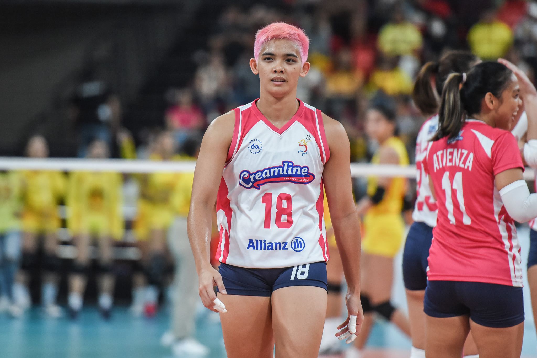 Pvl-2023-f2-vs. -creamline-tots-carlos-0002 - the game Creamline Cool Smashers PVL player Tots Carlos