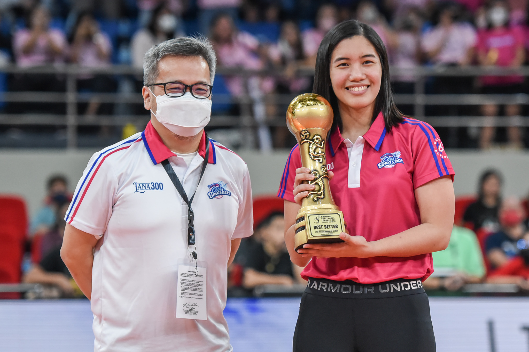 Jia de Guzman with Creamline