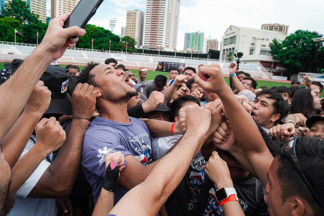Camryn Bynum in his Philippine football camp, Camp Beezy