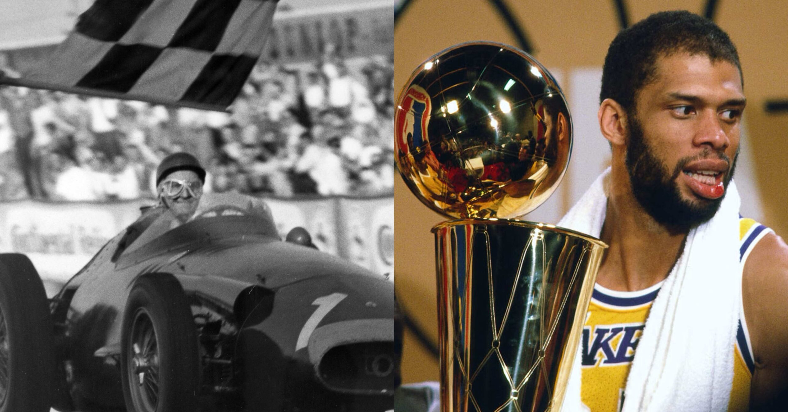 The-game-2024-june-f1-x-nba-fangio-kareem - the game