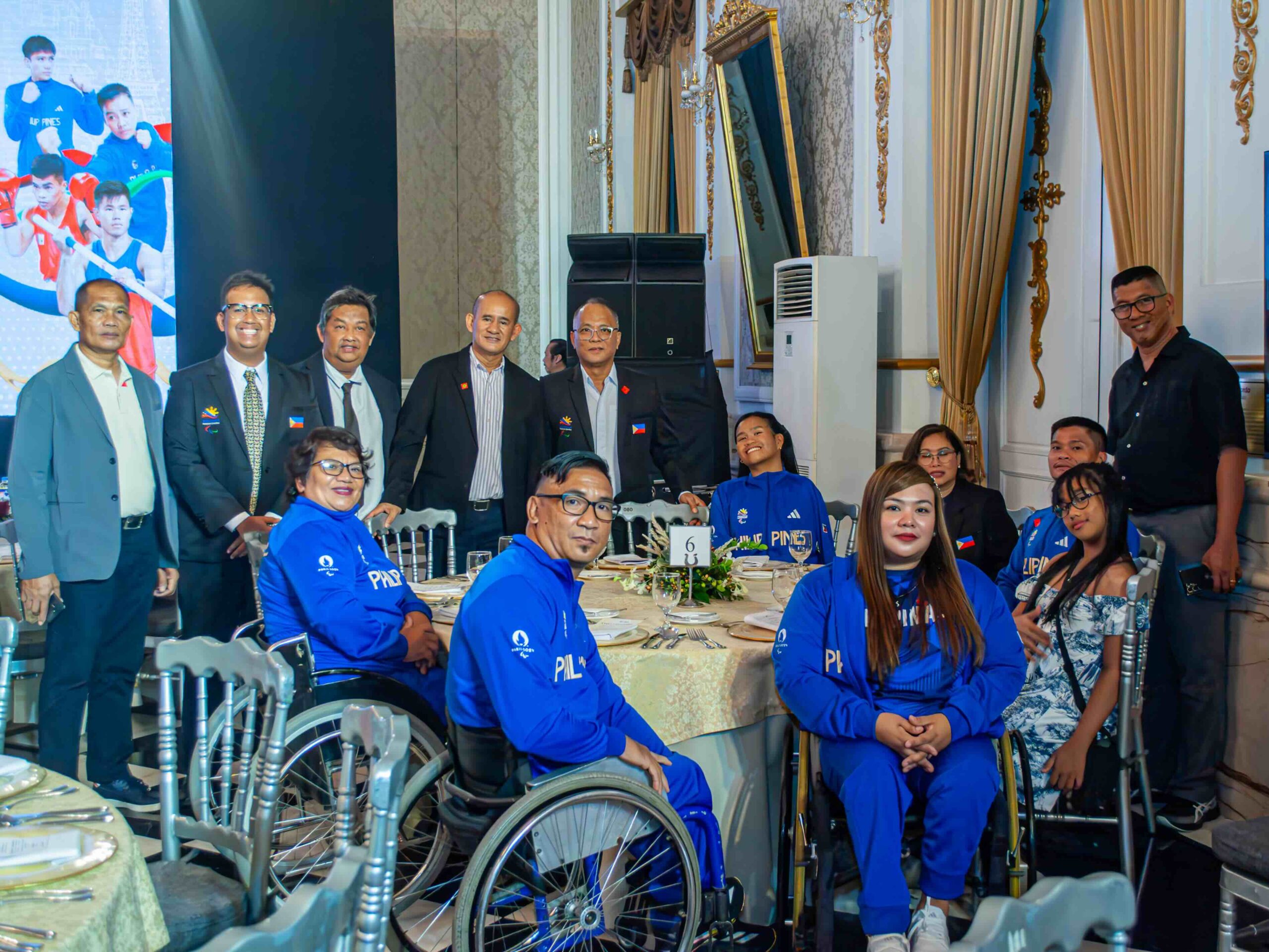 The Philippines' representatives for the Paralympics at the official send off 