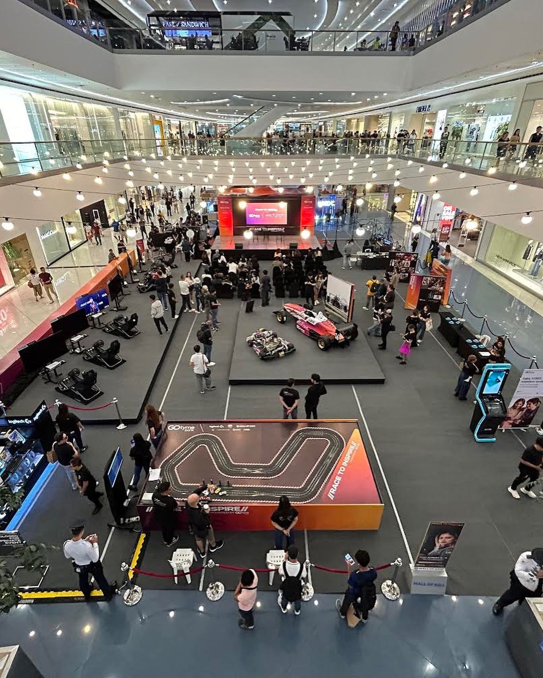 "Race to Inspire" motorsports-themed event in Mall of Asia 