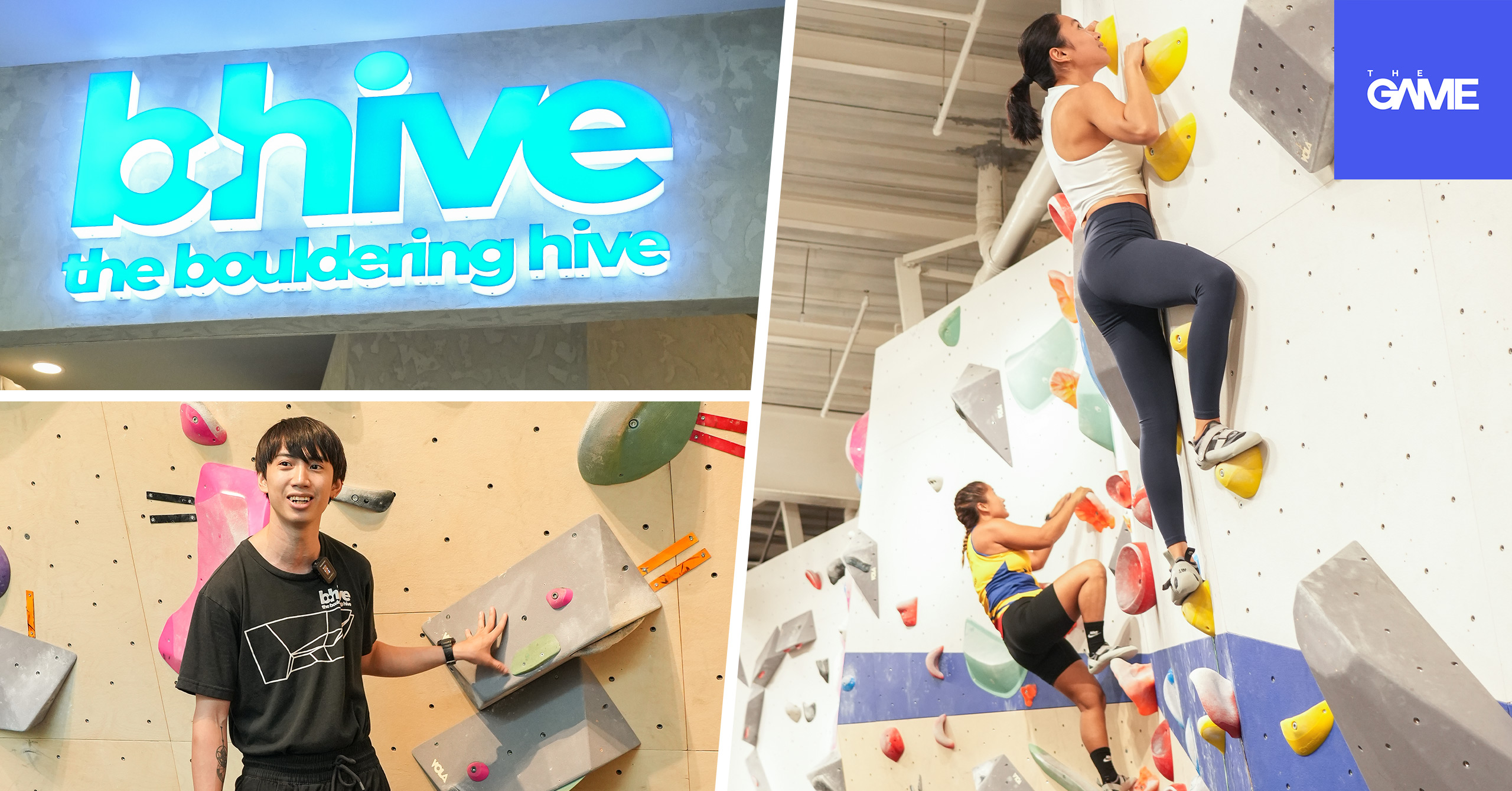The GAME tries bouldering at The Bouldering Hive (bhive) Greenhills branch
