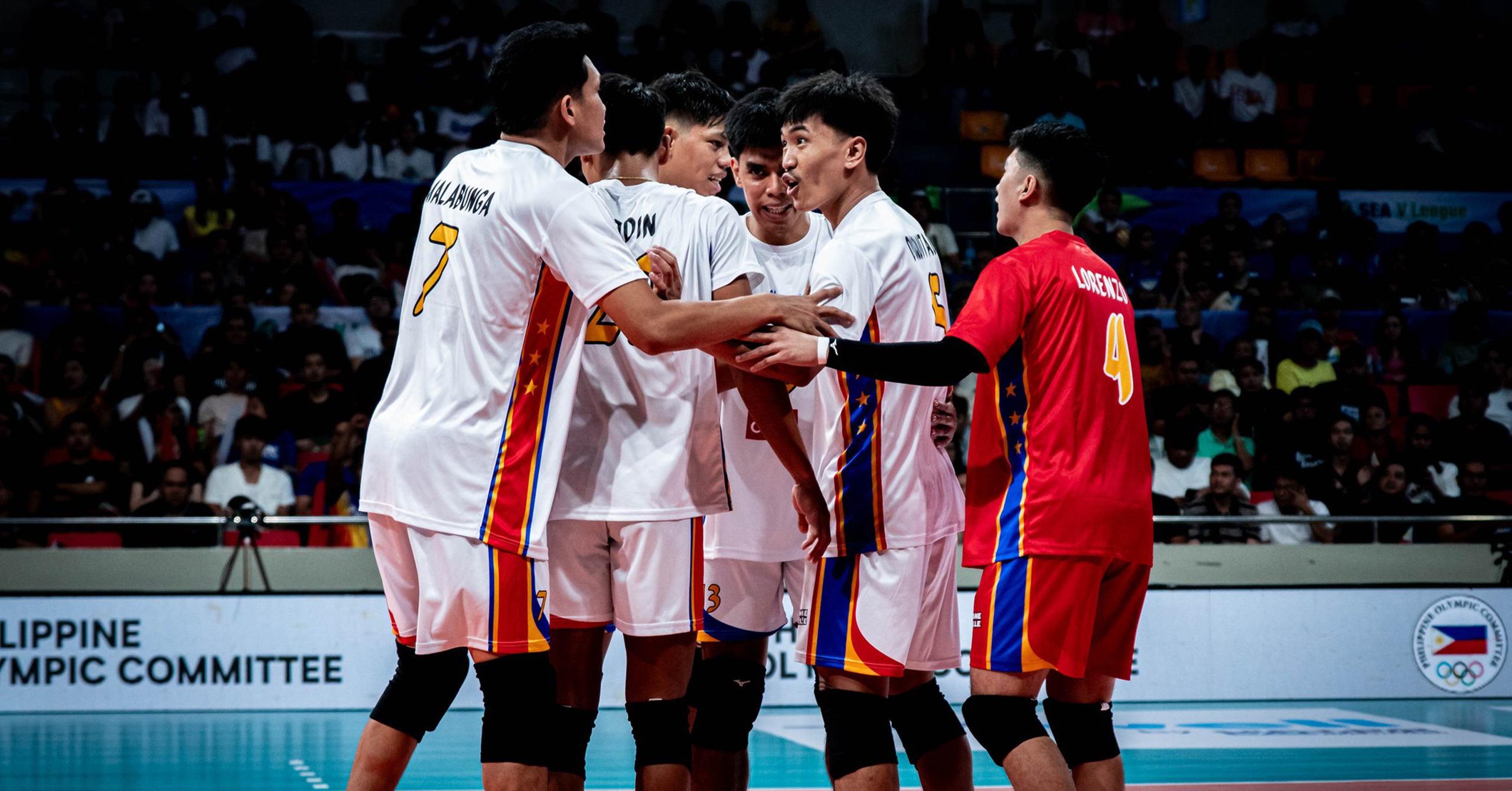 Alas Pilipinas men's during the SEA V.League