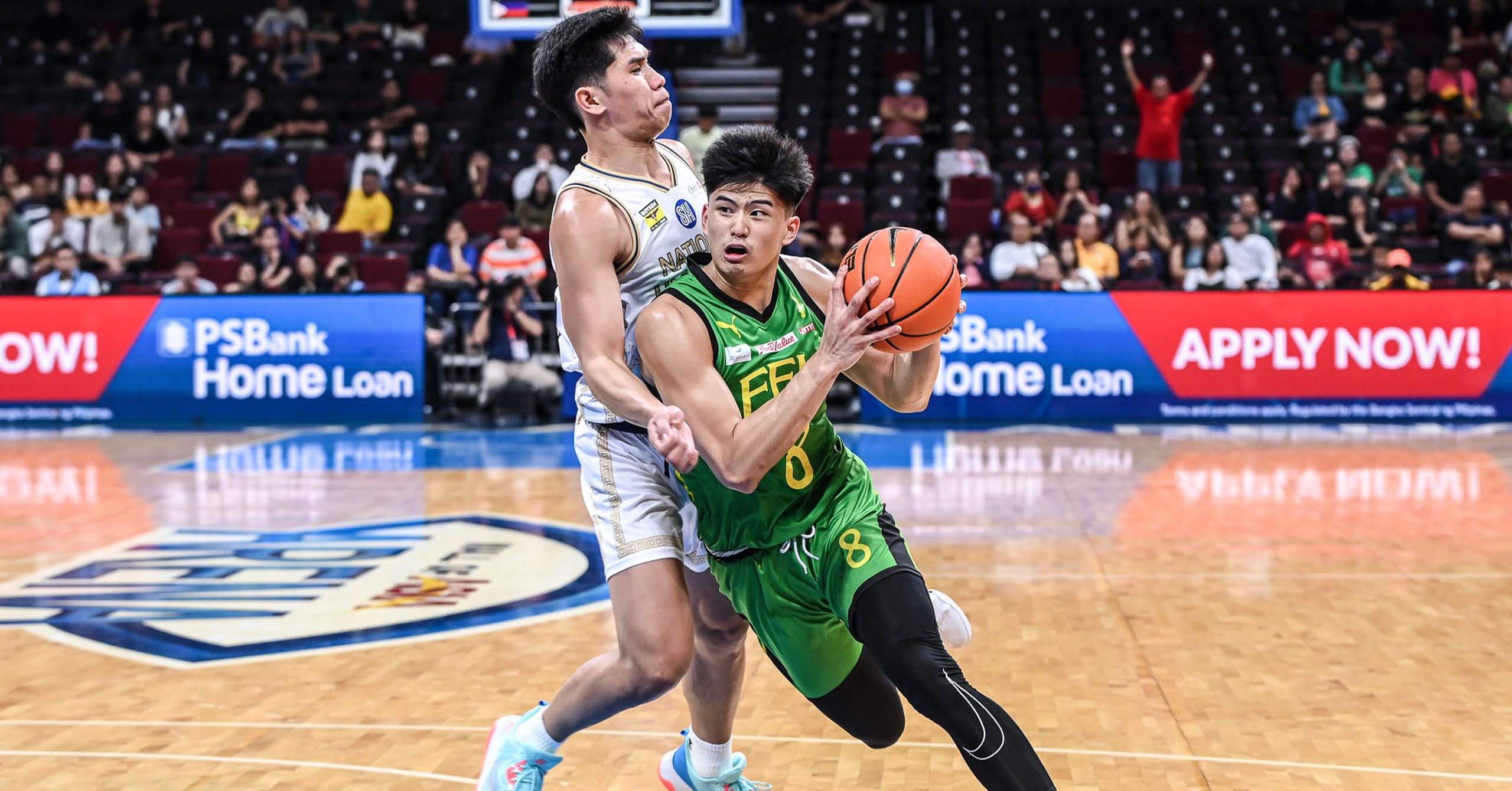 A shot of FEU's Cholo Anonuevo last season