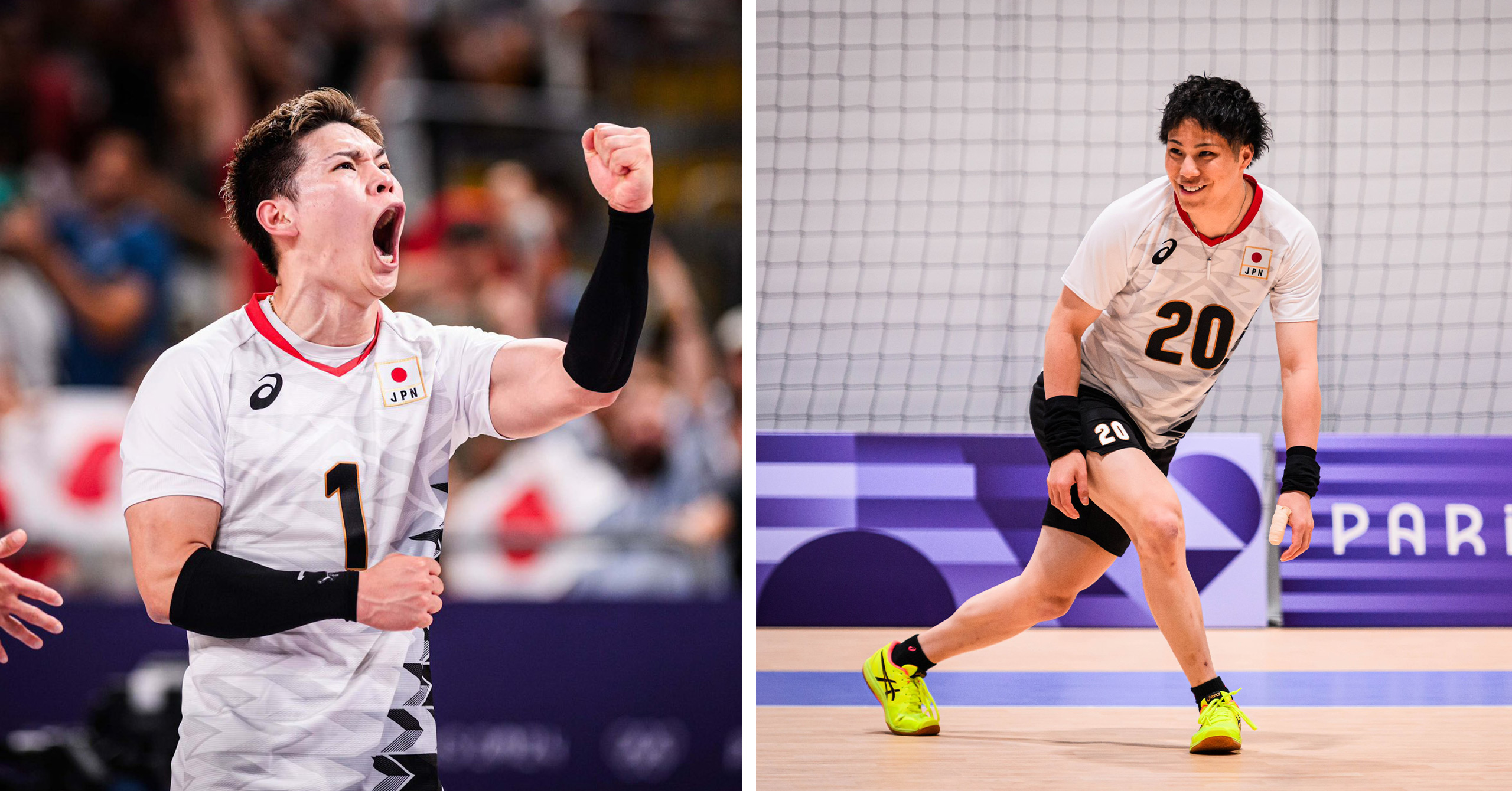 Japan's Yuji Nishida and Tomohiro Yamomoto