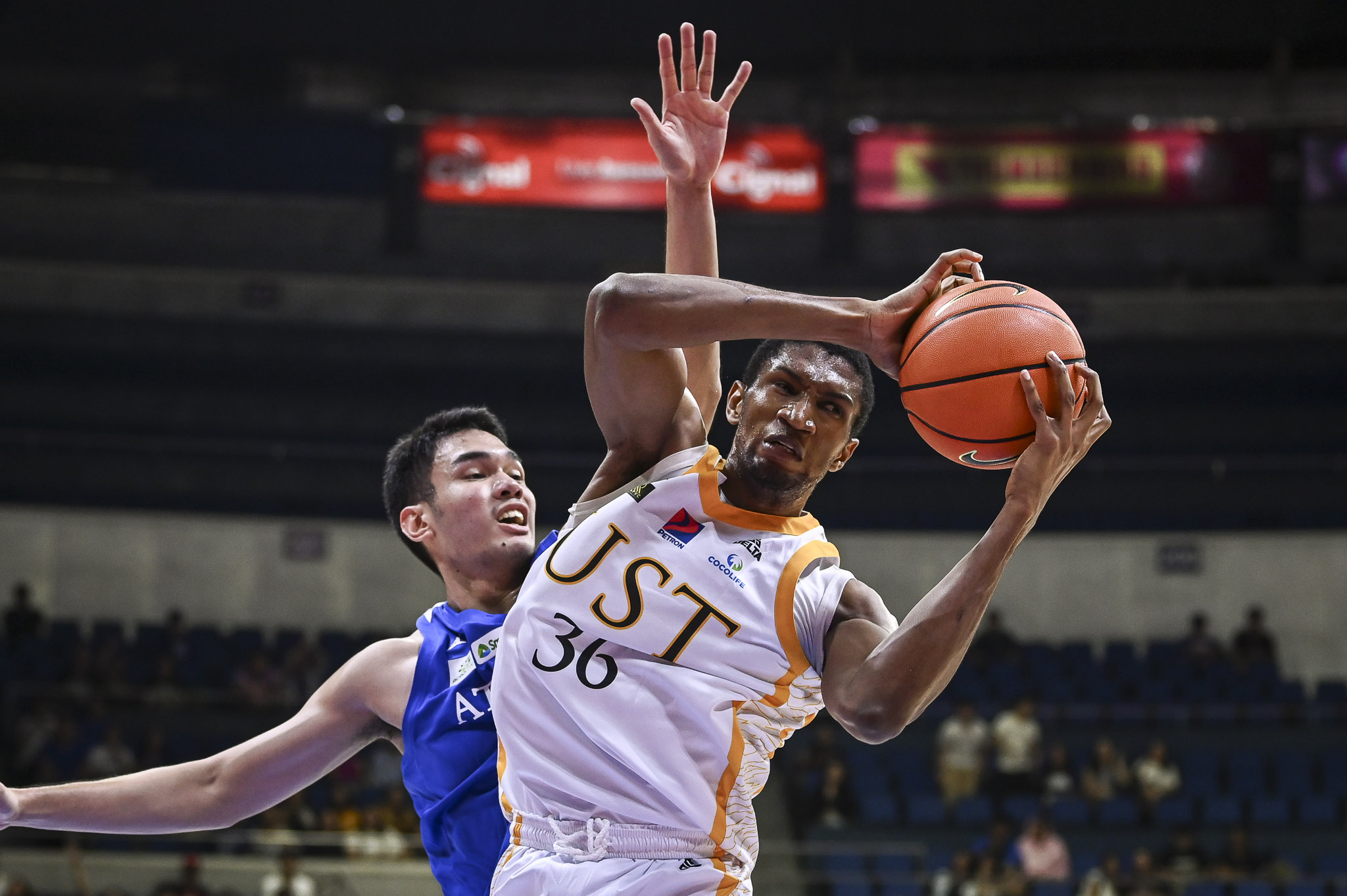 For banner montageuaap87 mbb - mo tounkara-7604 - the game UST's Mo Tounkara UAAP Season 87 men's basketball