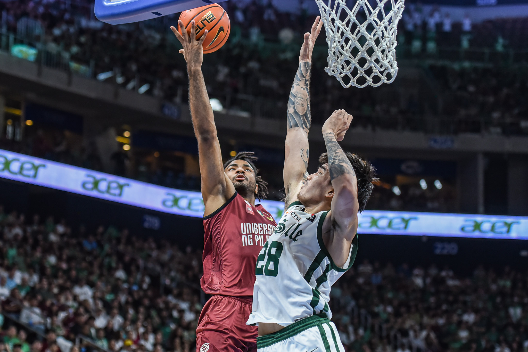 Uaap 87 mbb dlsu vs up - francis lopez-4575 - the game The UP Fighting Maroons and DLSU Green Archers after closing out UAAP Season 87 round 1