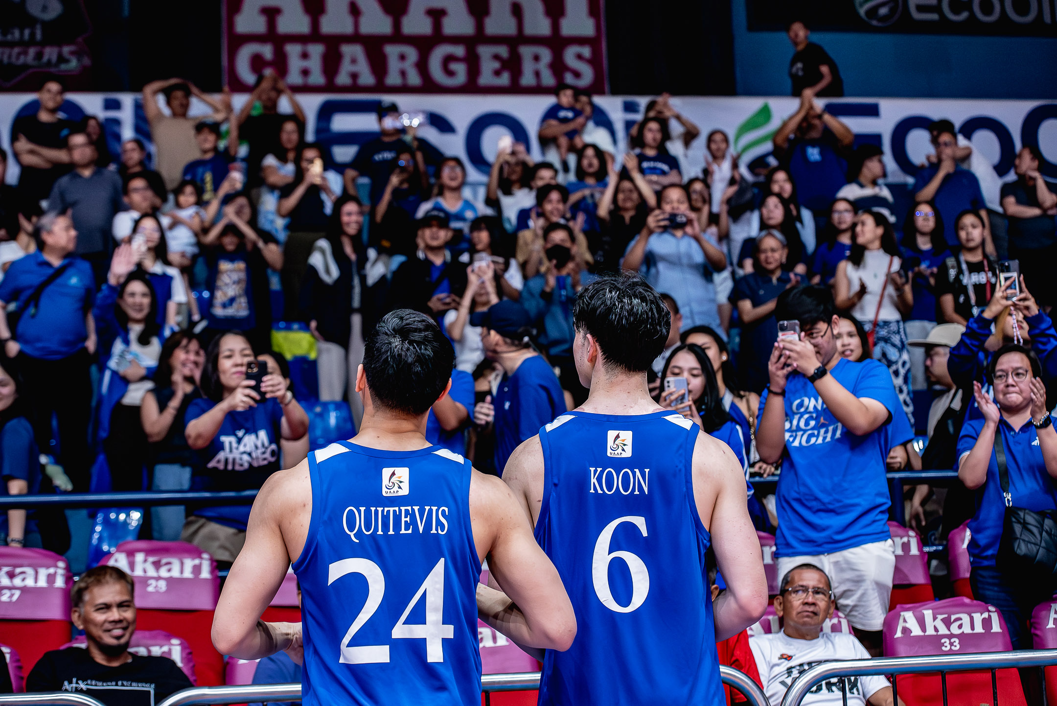 Sean Quitevis and Chris Koon face the Ateneo community for one last time.