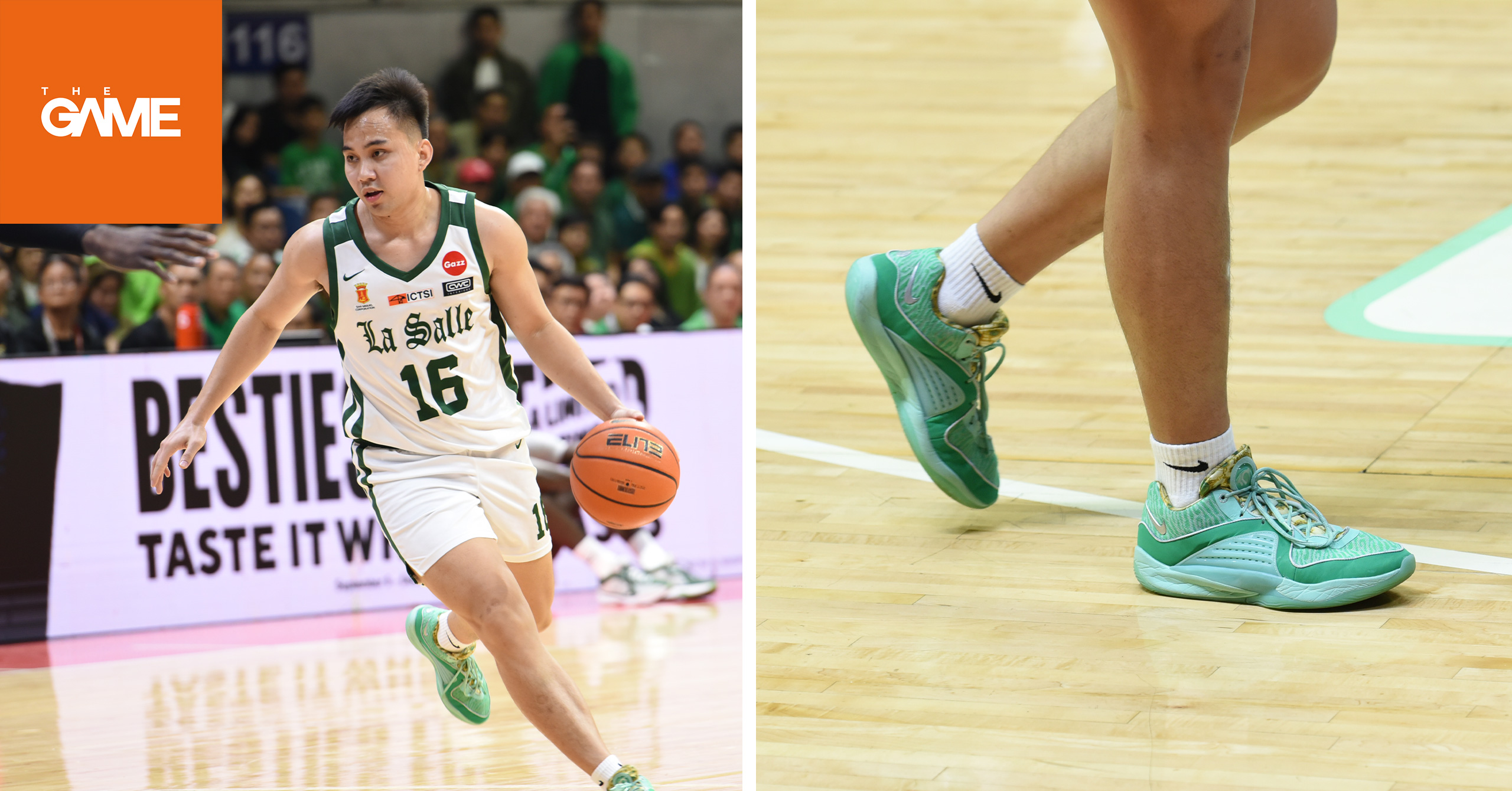 Cj austria - the game Basketball shoes of the UAAP Season 87 DLSU vs UP Finals: CJ Austria in NIke Zoom KD 16