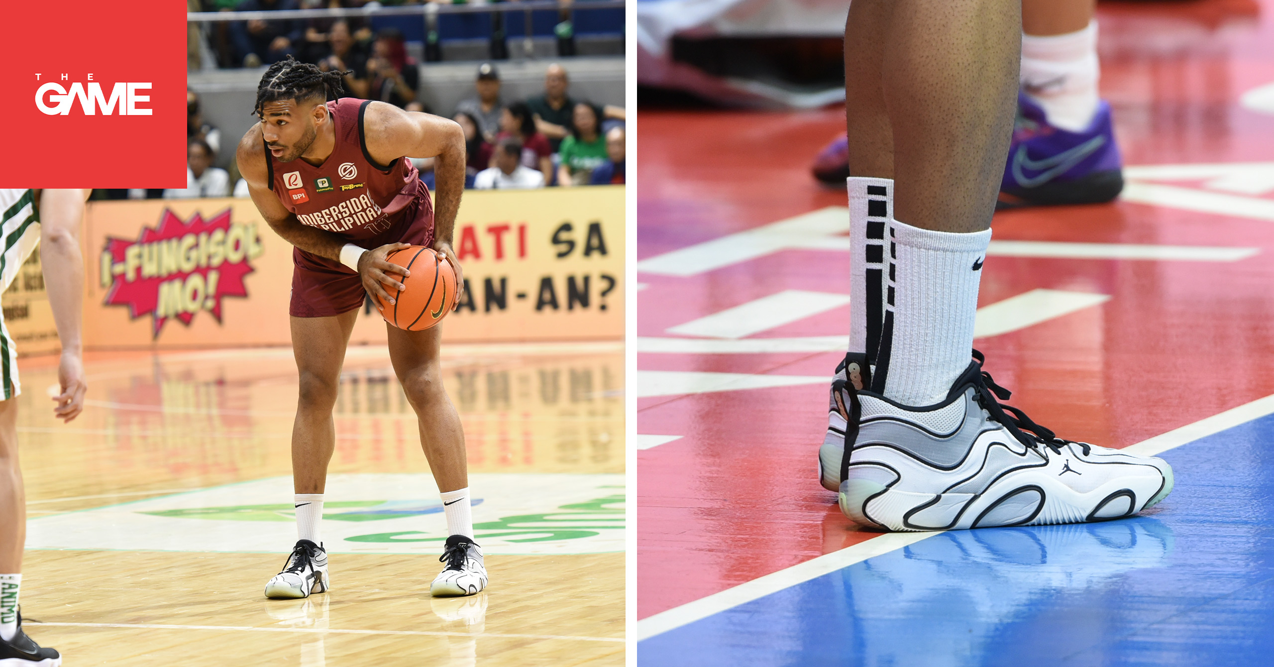 The-game-2024-in-article_francis-lopez - the game Basketball shoes of the UAAP Season 87 DLSU vs UP Finals: Francis Lopez in Tatum 3 Zen