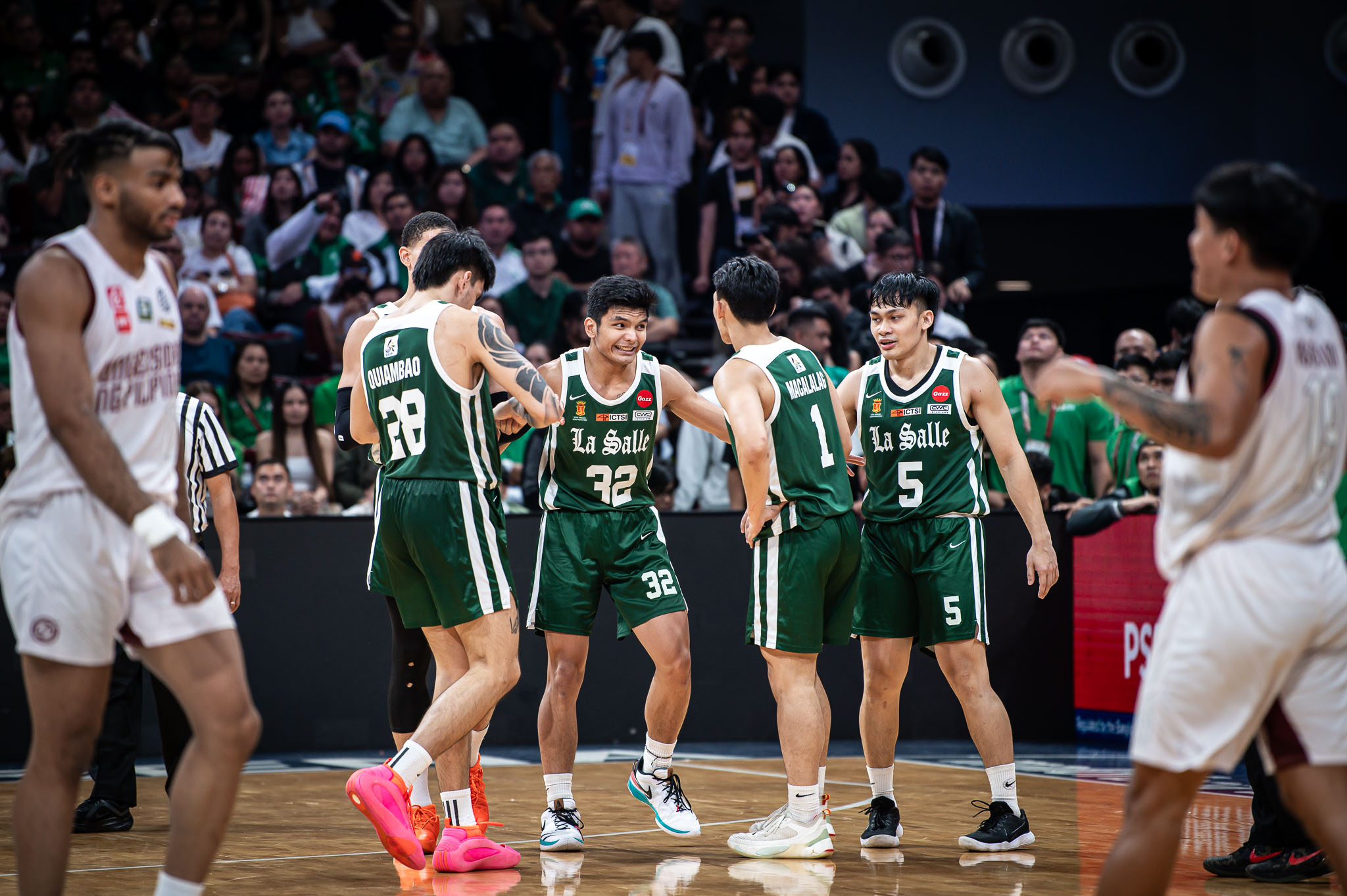 Uaap87 mbb g2 - dlsu-5690 - the game UAAP Season 87 men's basketball finals: DLSU vs UP (Kevin Quiambao, EJ Gollena, JC Macalalag, Joshua David)