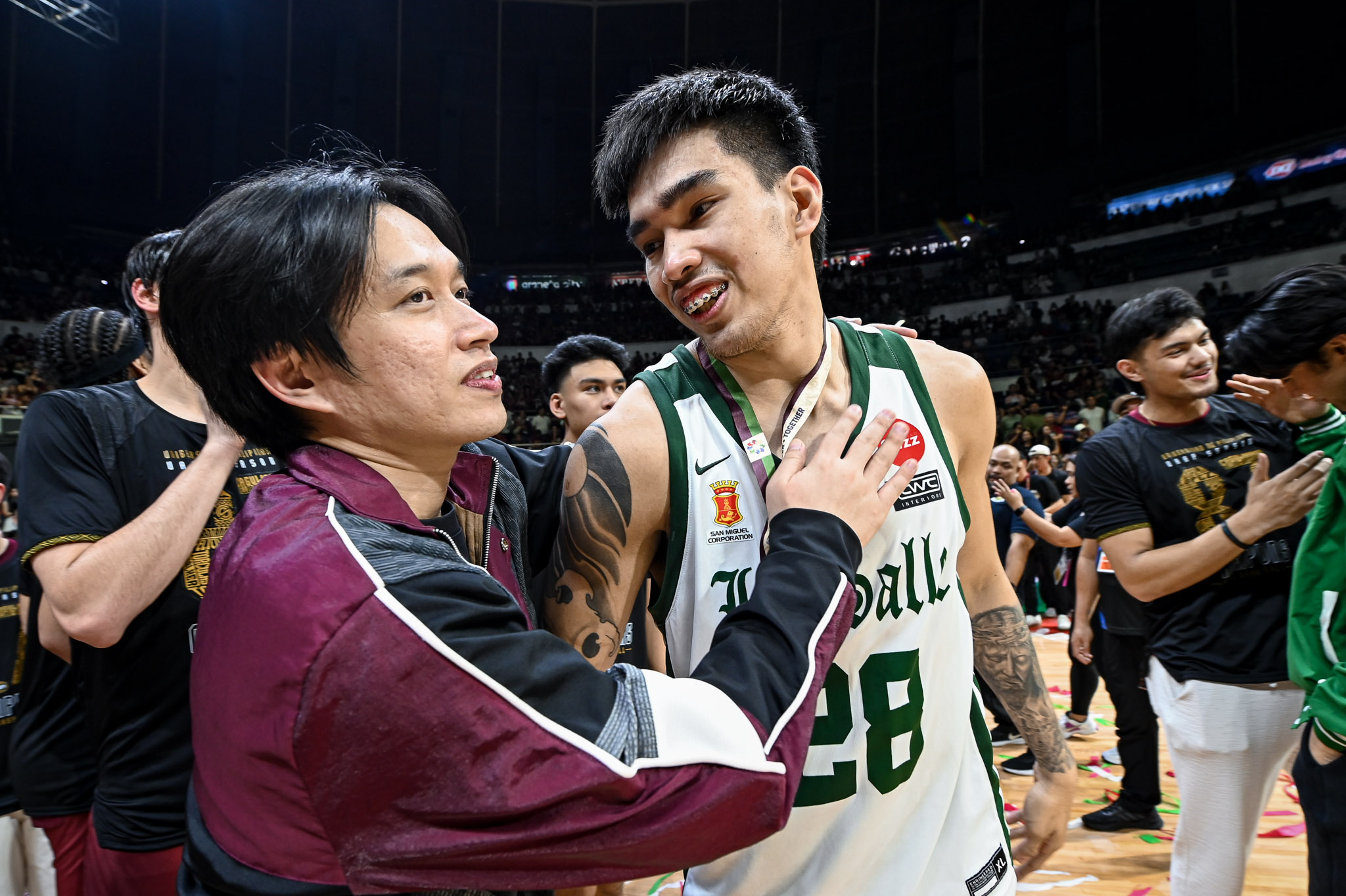 Kevin Quiambao after his final game with the DLSU Green Archers before heading to Korea