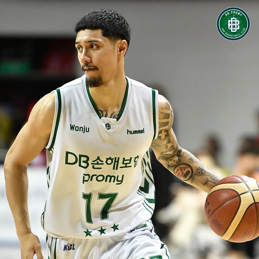 Ethan Alvano, one of the Filipino players in the Korean Basketball League (KBL).