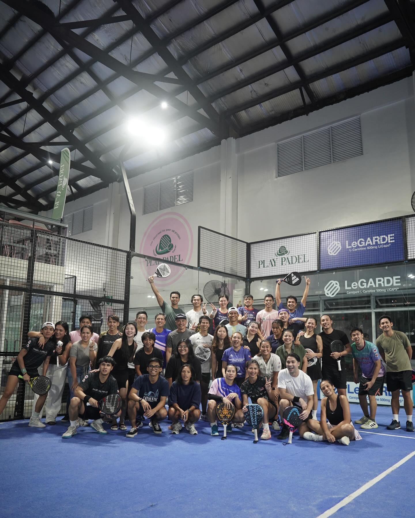 The Play Padel Club community in Mandaluyong, Metro Manila.