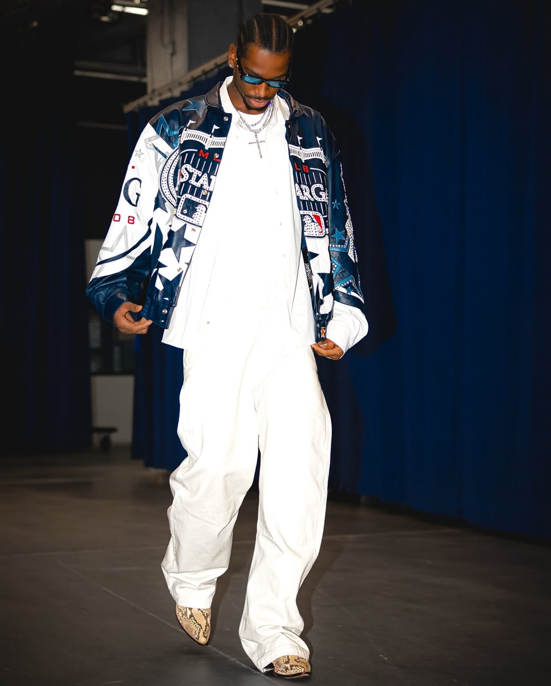 Shai-alt-view oklahoma city thunder on instagram - the game Shai Gilgeous Alexander's outfit against the LA Clippers last January 3, 2025