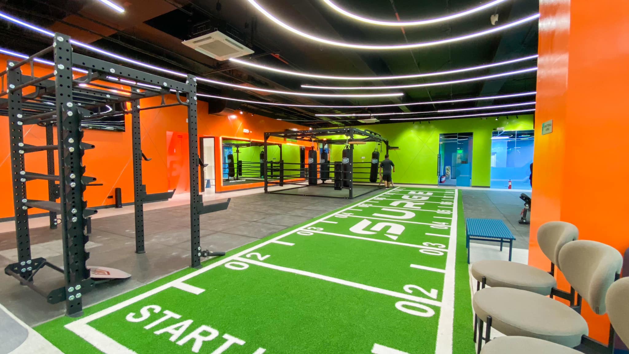 A glimpse at one of Surge Fitness + Lifestyle's many branches across Metro Manila
