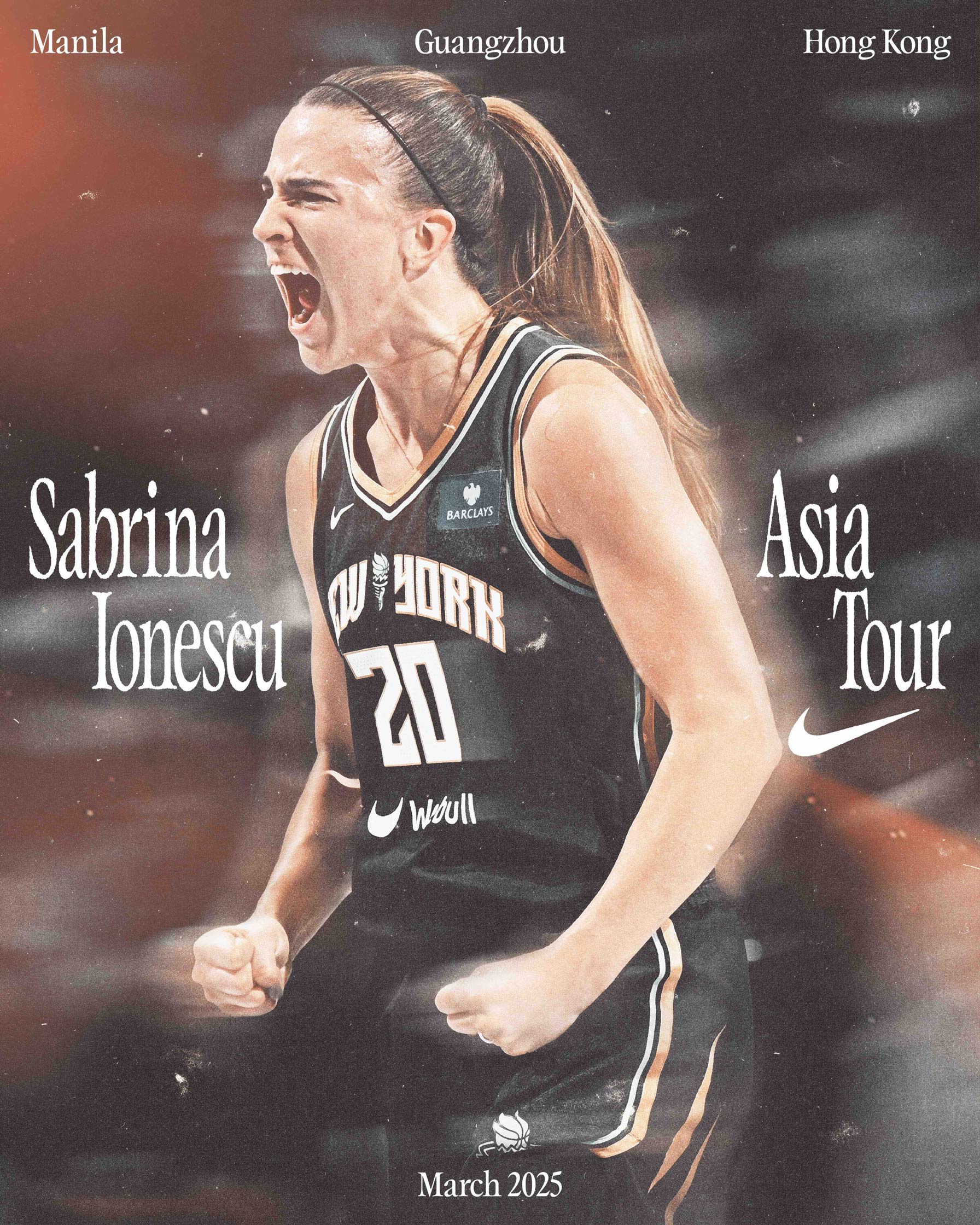 Sabrina Ionescu Asia Tour - Manila Guangzhou, Hong Kong