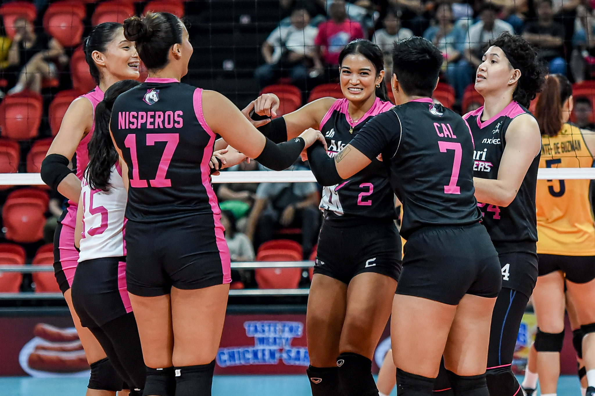 PVL: A team shot of the Akari Chargers.
