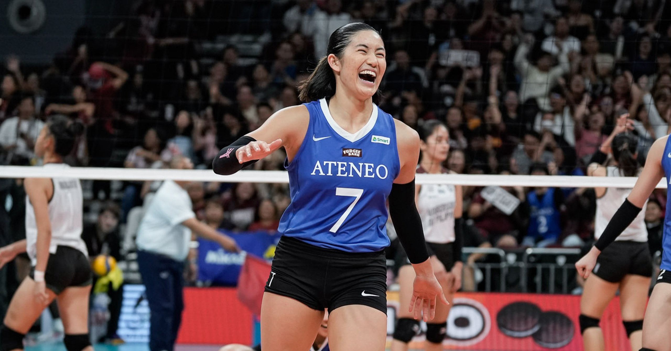 A shot of Ateneo spiker Sobe Buena