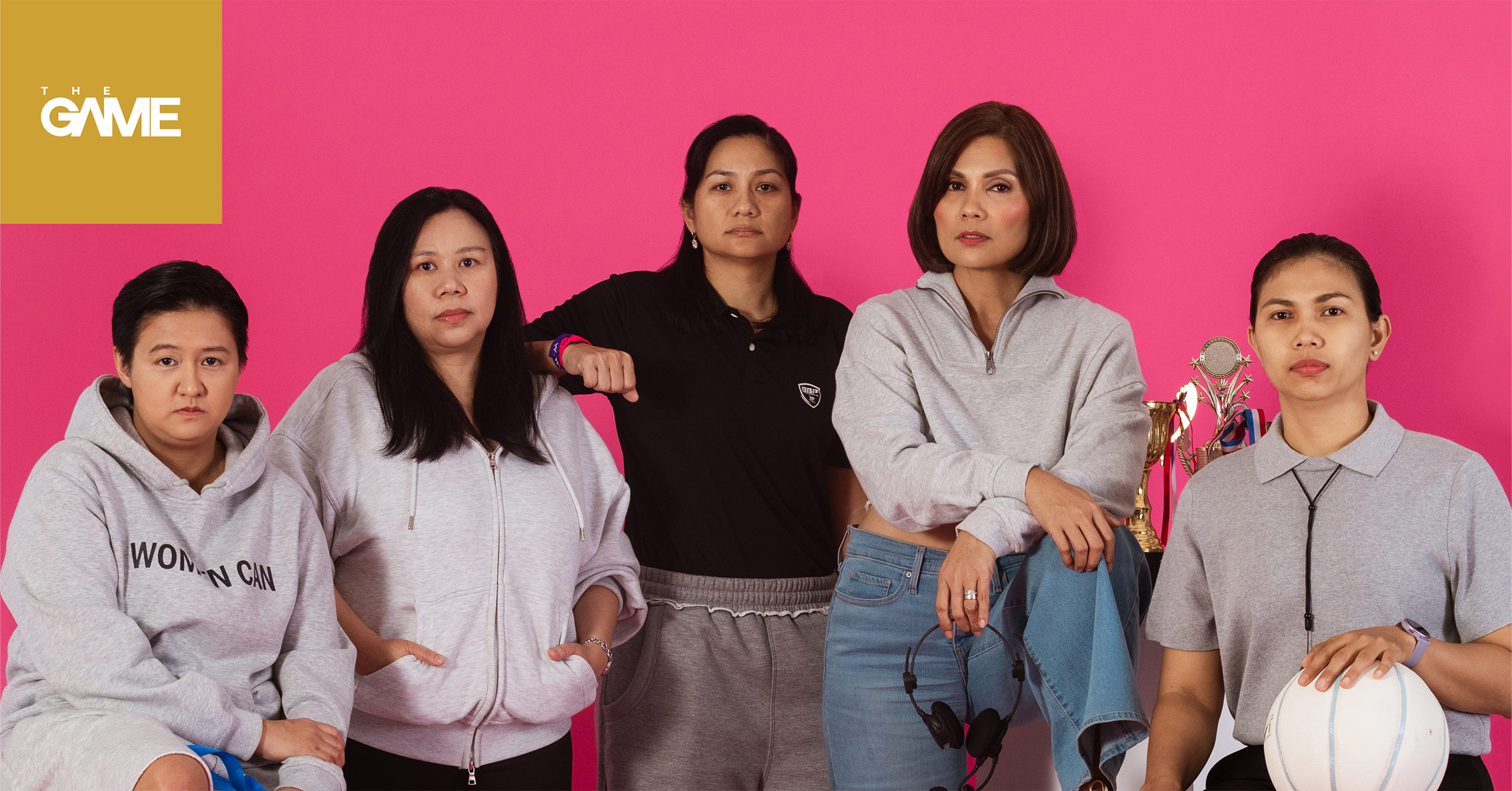 The GAME March 2025 (Women's Month) Cover Story featuring Women in Sports: Mau Belen, Erika Dy, Patricia Bermudez-Hizon, Janine Nicandro, Jasmine Payo