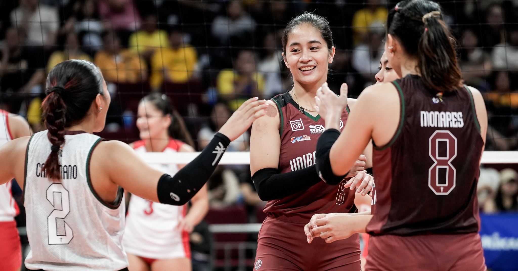 A shot of UP rookie Kianne Olango