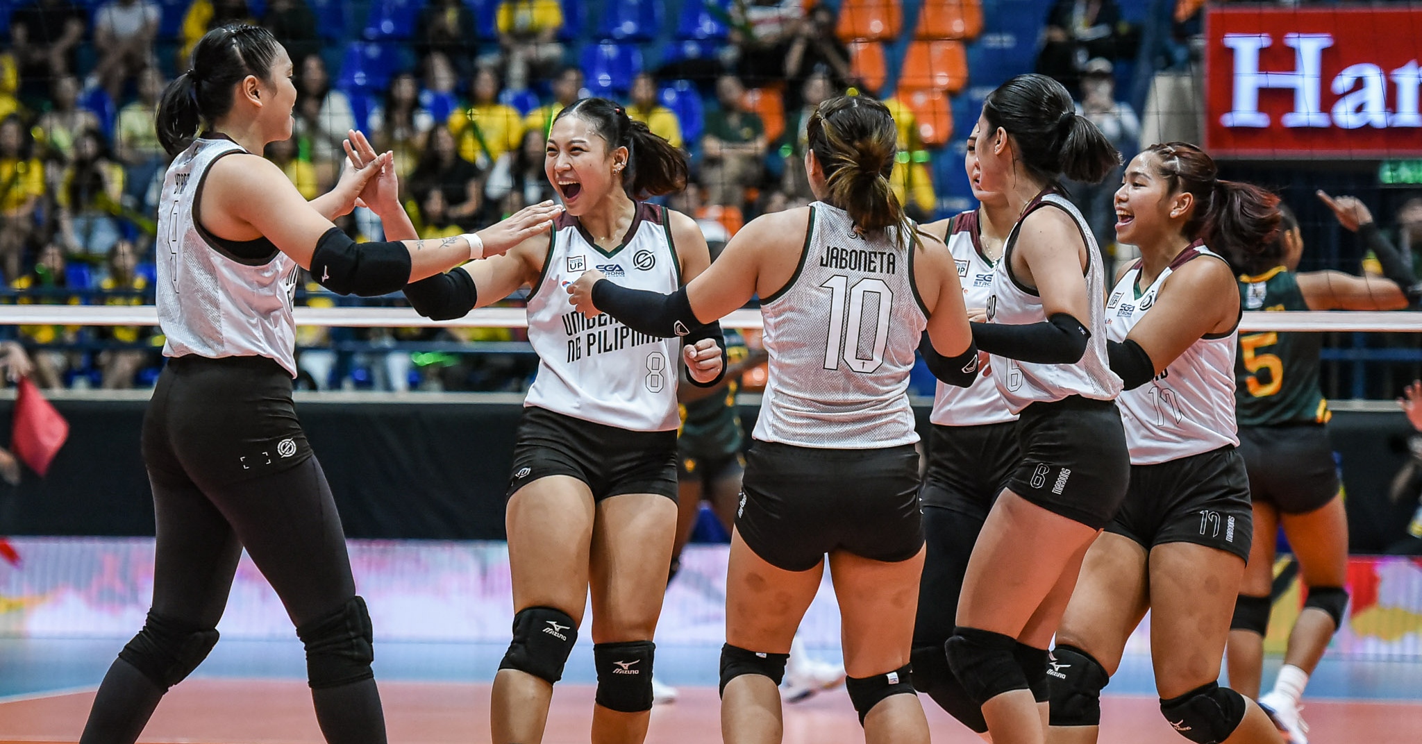 A shot of the UP Lady Maroons