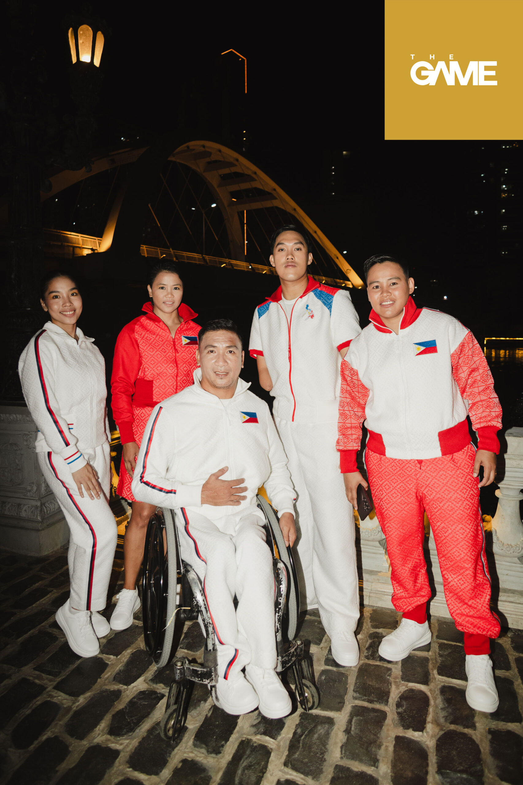 Shieldannah Sabio, Aira Villegas, Jerrold Mangliwan, Allain Ganapin, and Nesthy Petecio - Avel Bacudio Gintong Sinag fashion show