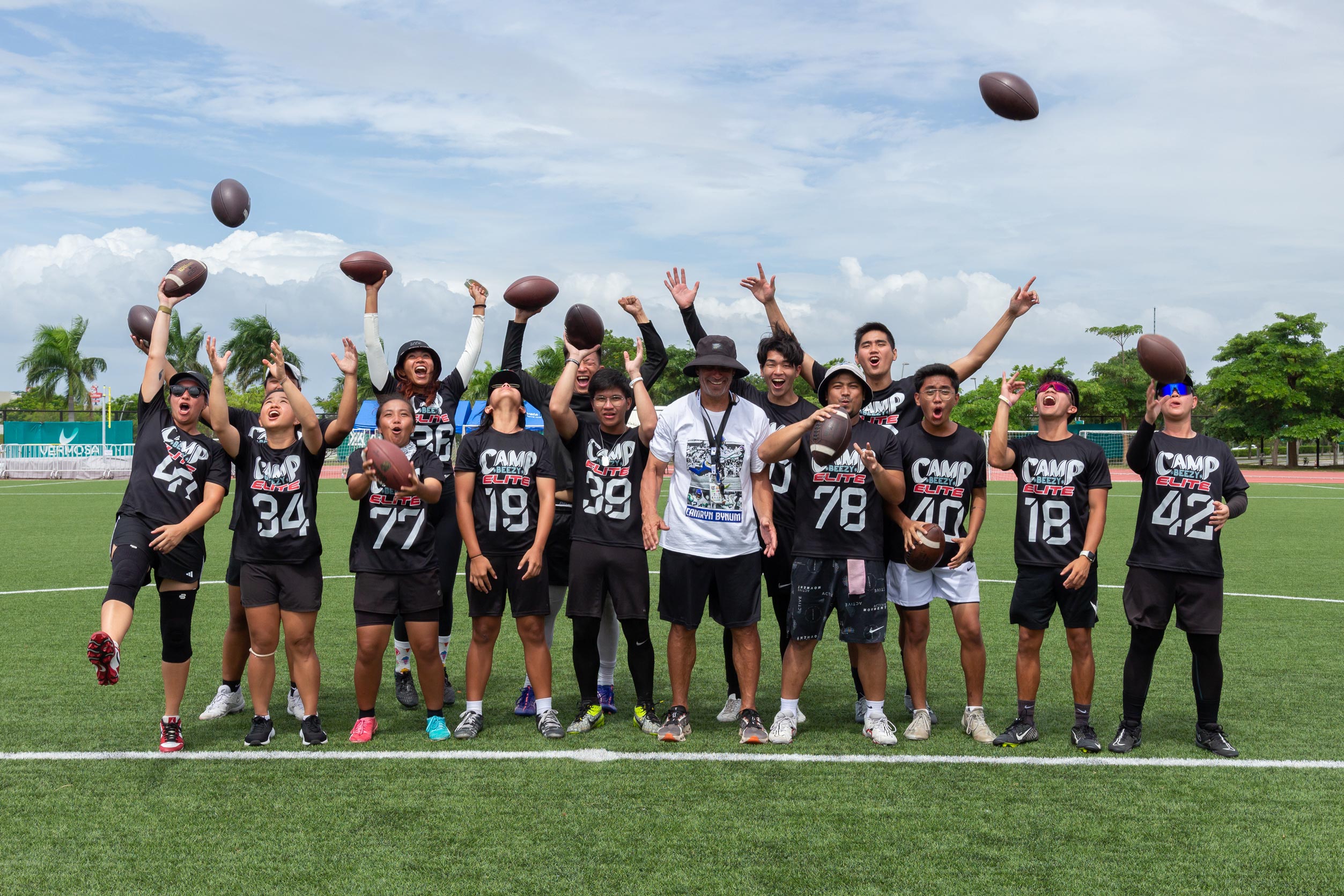 Camryn Bynum CampBeezy Elite: Flag Football Camp in the Philippines