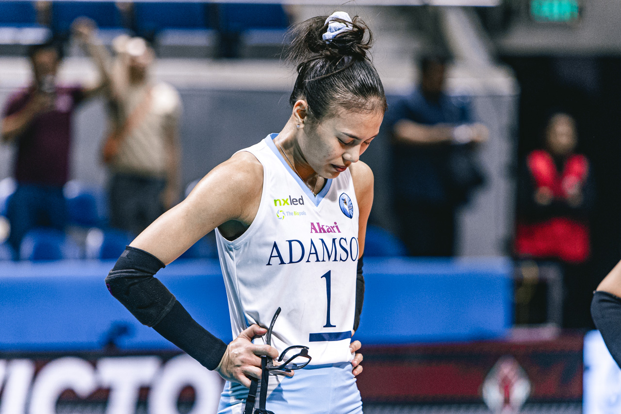 Shaina Nitura was understandably emotional after a hard-fought game ends in a heartbreaking loss.