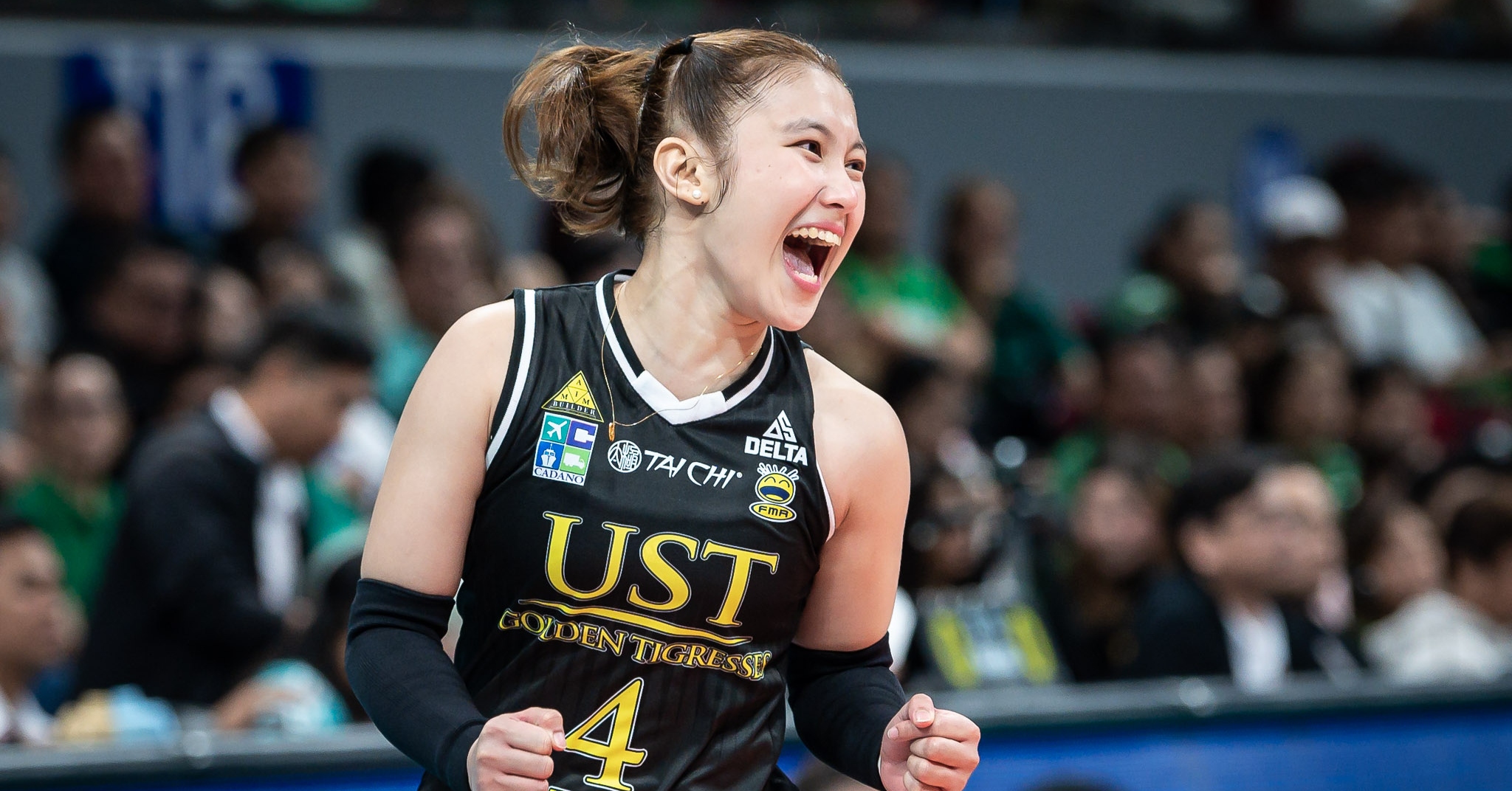 A shot of UST captain and Libero Detdet Pepito