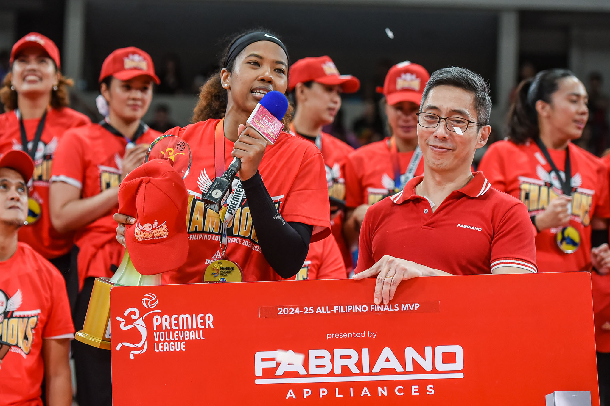 MJ Phillips was the Finals MVP in the Angels' historic All-Filipino title run.