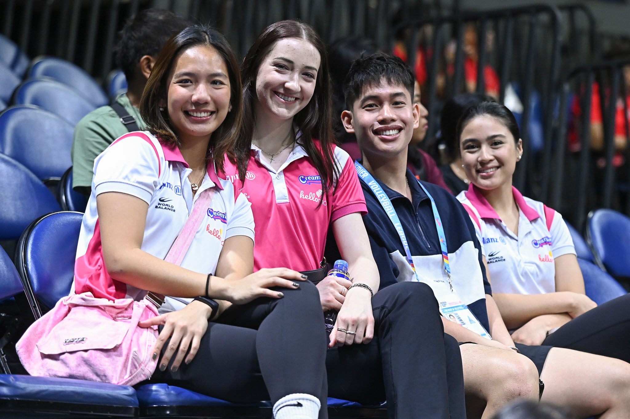 A shot of Creamline import Erica Staunton in her return to the Philippines.
