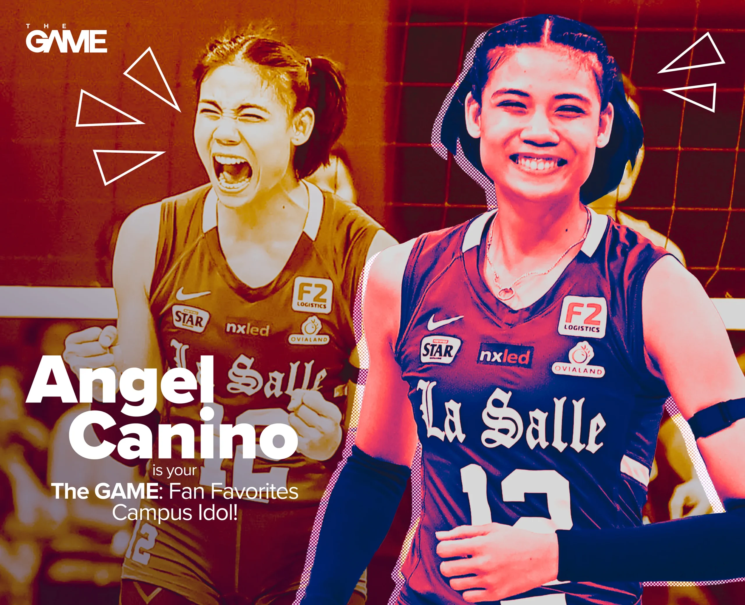 - the game De La Salle University (DLSU) Lady Spiker Angel Canino in the UAAP Season 87 Women's Volleyball Tournament