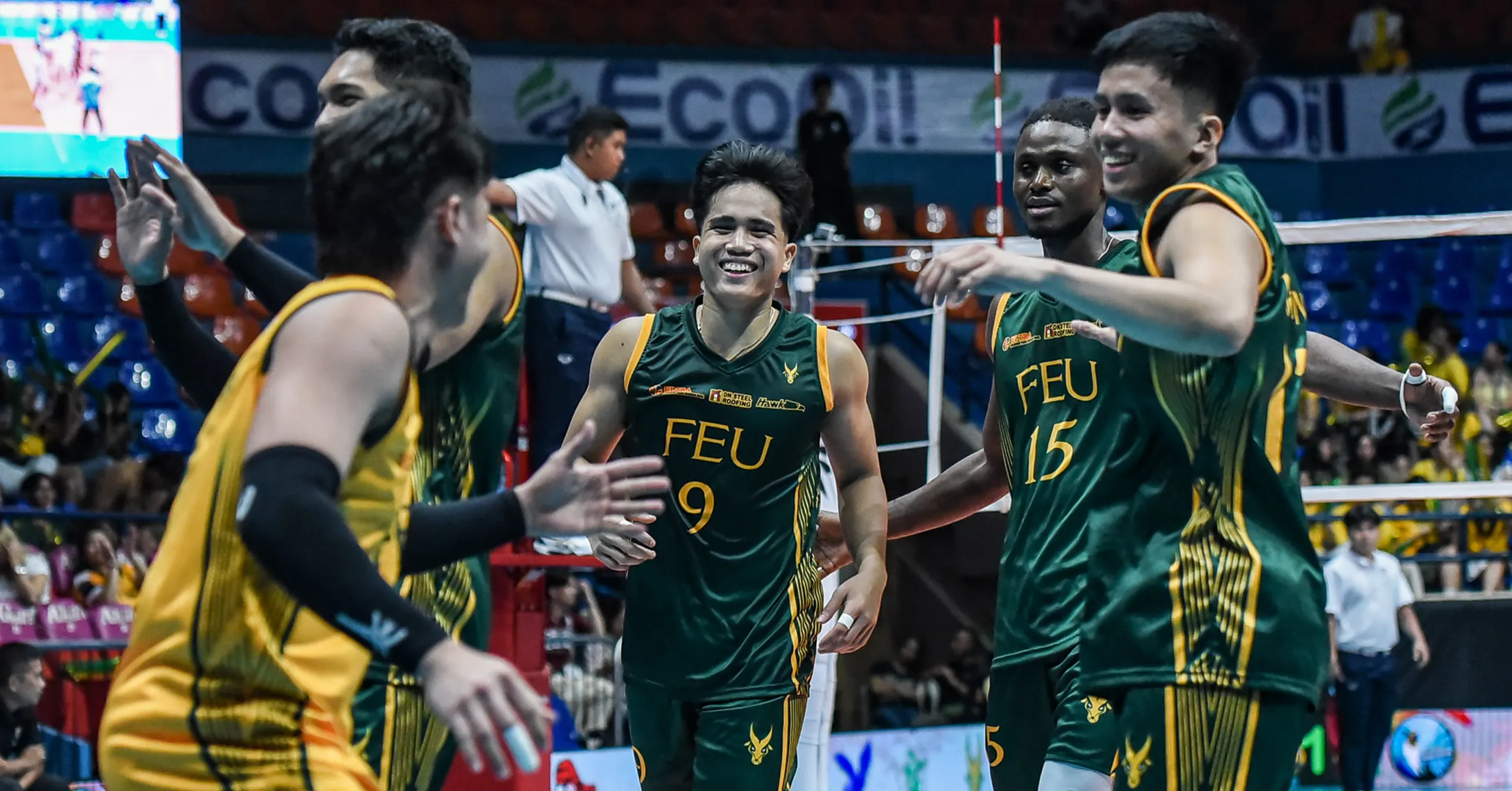 A shot of Dryx Saavedra and the FEU Tamaraws