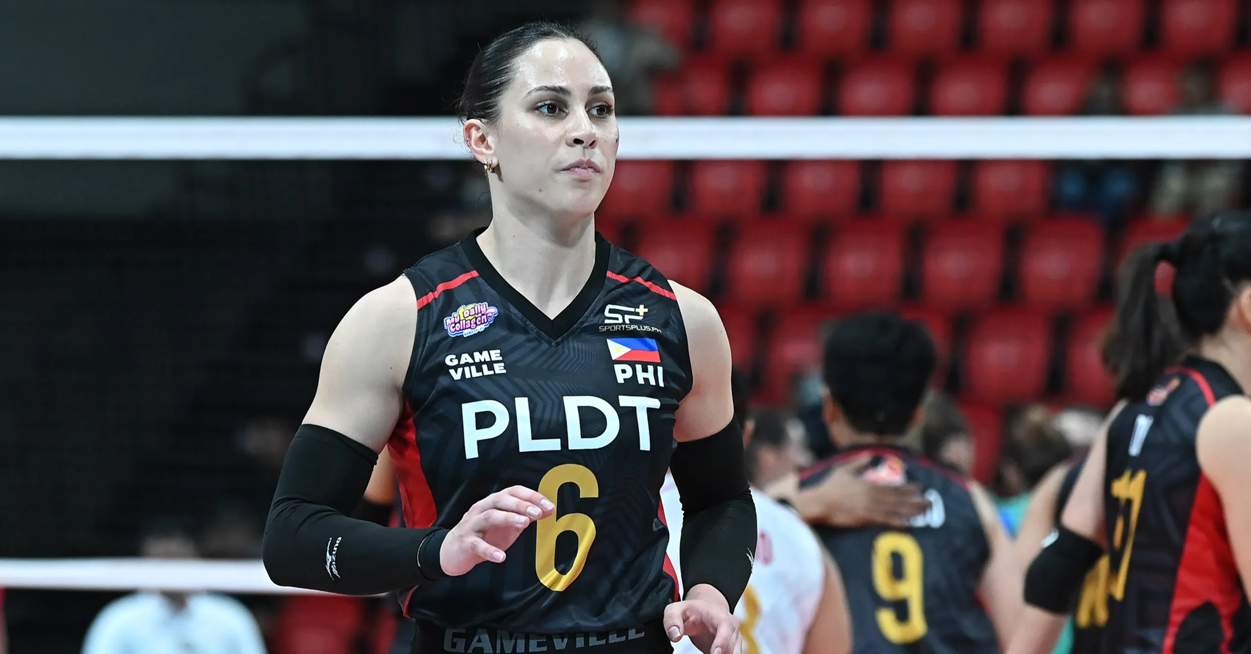 A shot of PLDT star Savi Davison