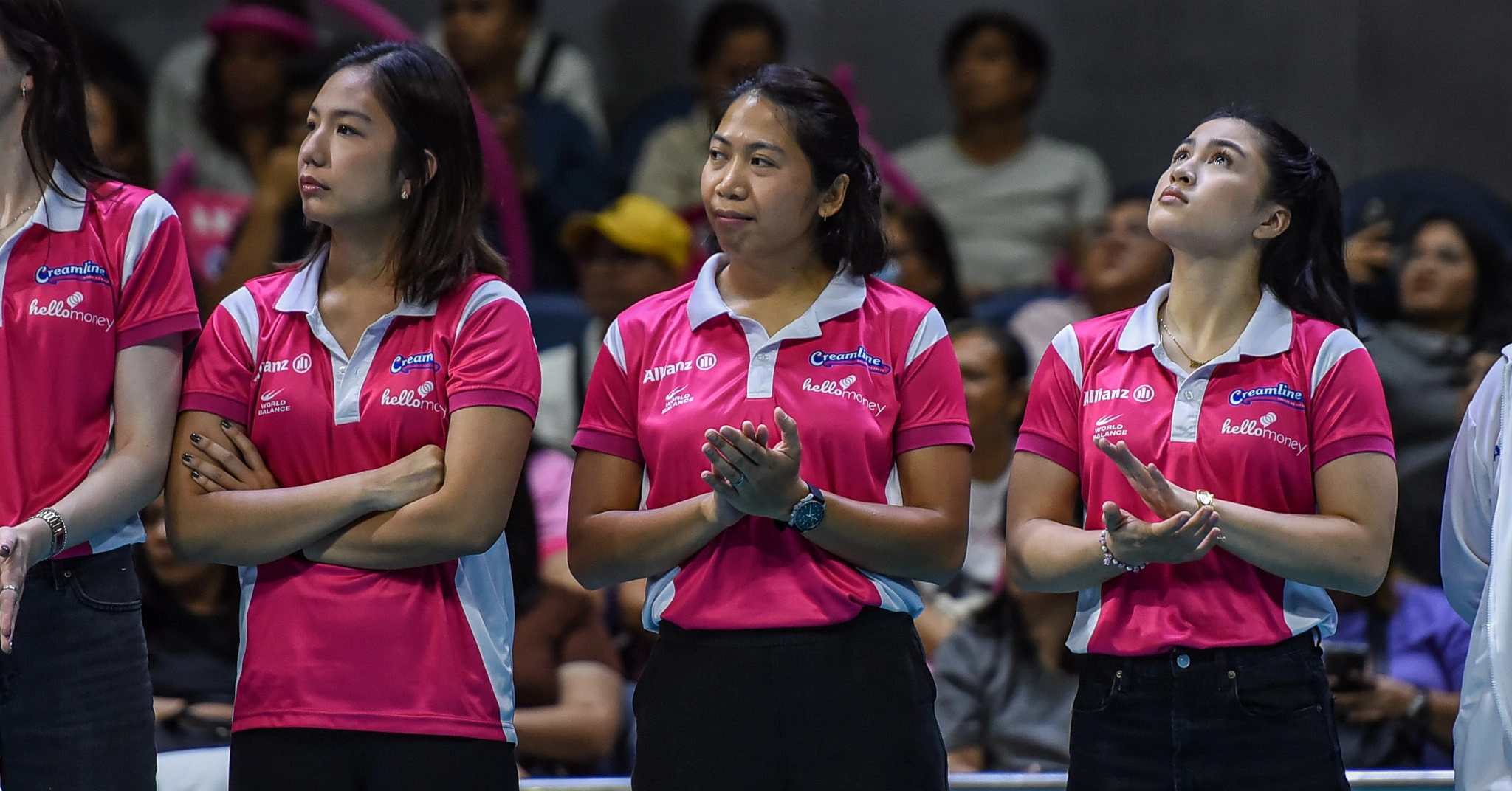 A shot of Creamline setter Rhea Dimaculangan