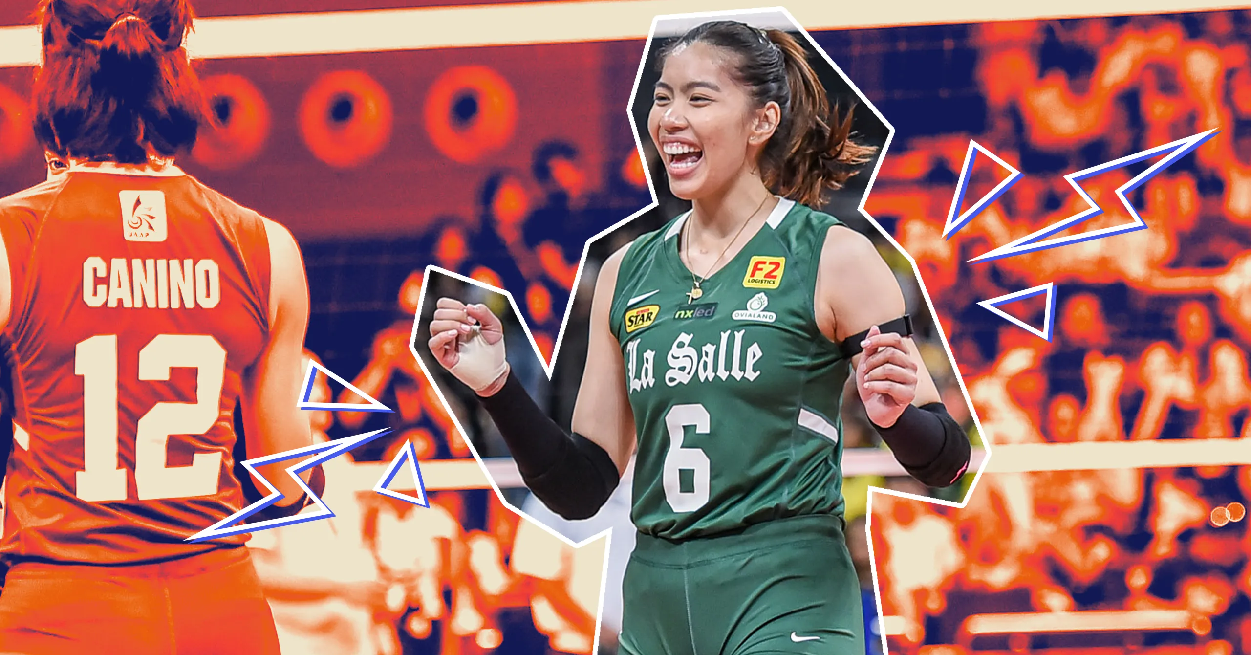 A graphic featuring DLSU mainstay Alleiah Malaluan