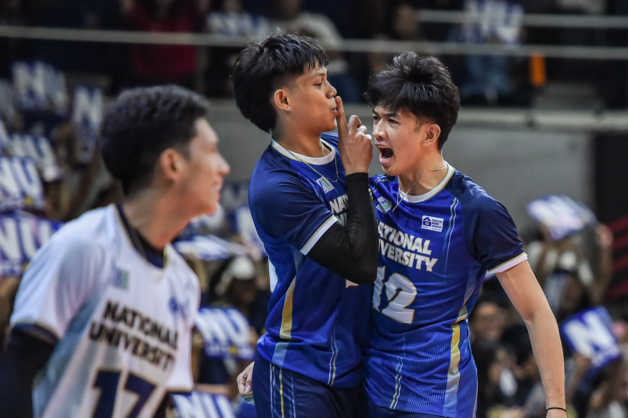 Uaap 87 mvb nu vs ust - leo ordiales peng taguibolos-3793 1 - the game Two of NU's key cogs in Leo Ordiales and Peng Taguibolos.