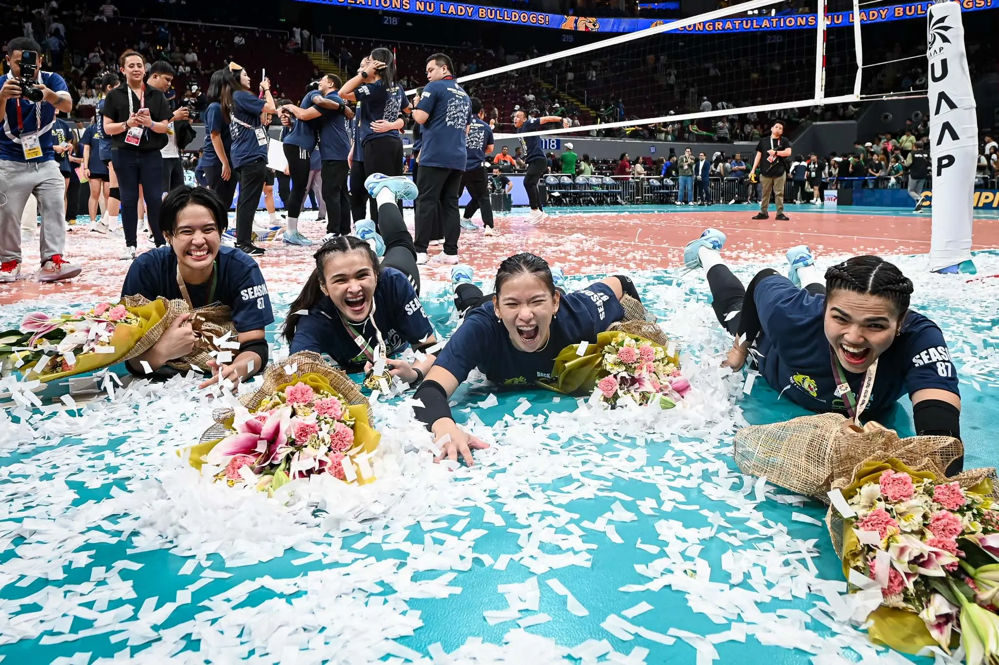 Uaap 87 wvb finals g2 dlsu vs nu - alyssa solomon mhicaela belen erin pangilinan sheena toring-6084 - the game Bella Belen has spent nearly a decade going through the highs and lows with the Golden Generation.