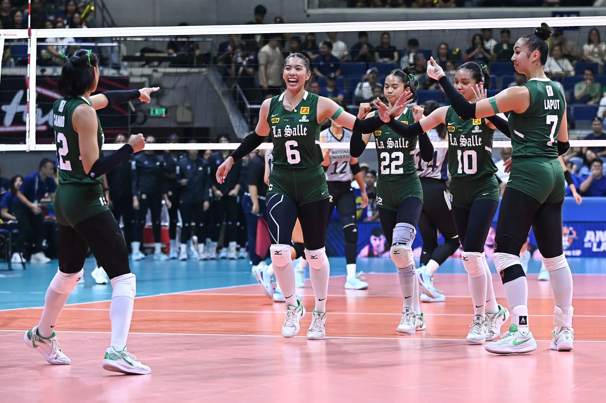 Uaap 87 wvb nu vs dlsu finals g1- dlsu-0490 - the game Alleiah Malaluan with the DLSU Lady Spikers, who she previously called as her family of little sisters