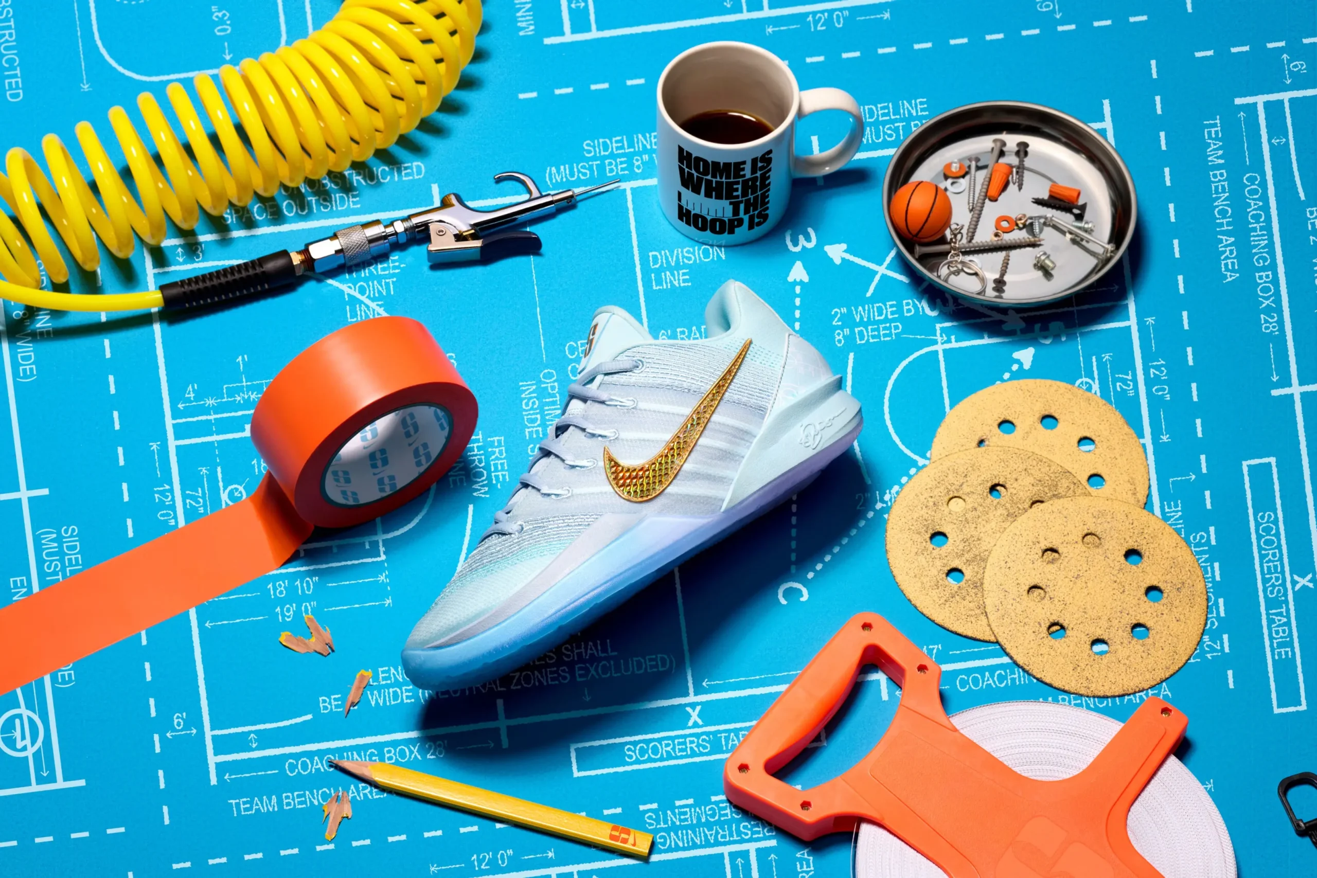 Rg11ig-po2-fa25-hoopersblueprint-dbg-unveil-0042-2 - the game A creative shot of the Sabrina 3"Blueprint".