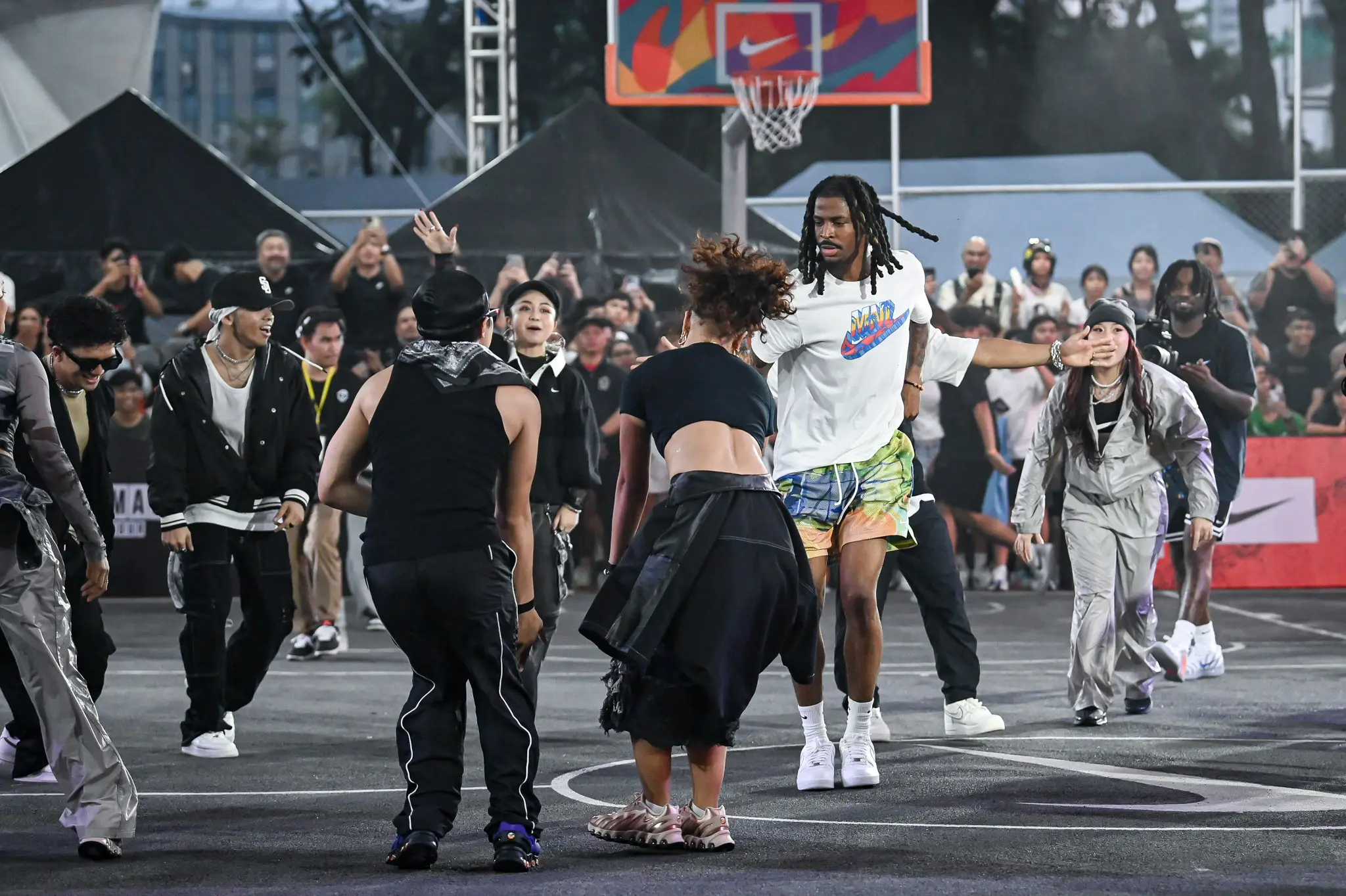 Dcim-55 - the game Ja Morant breaks out the Griddy dance in his visit to Manila