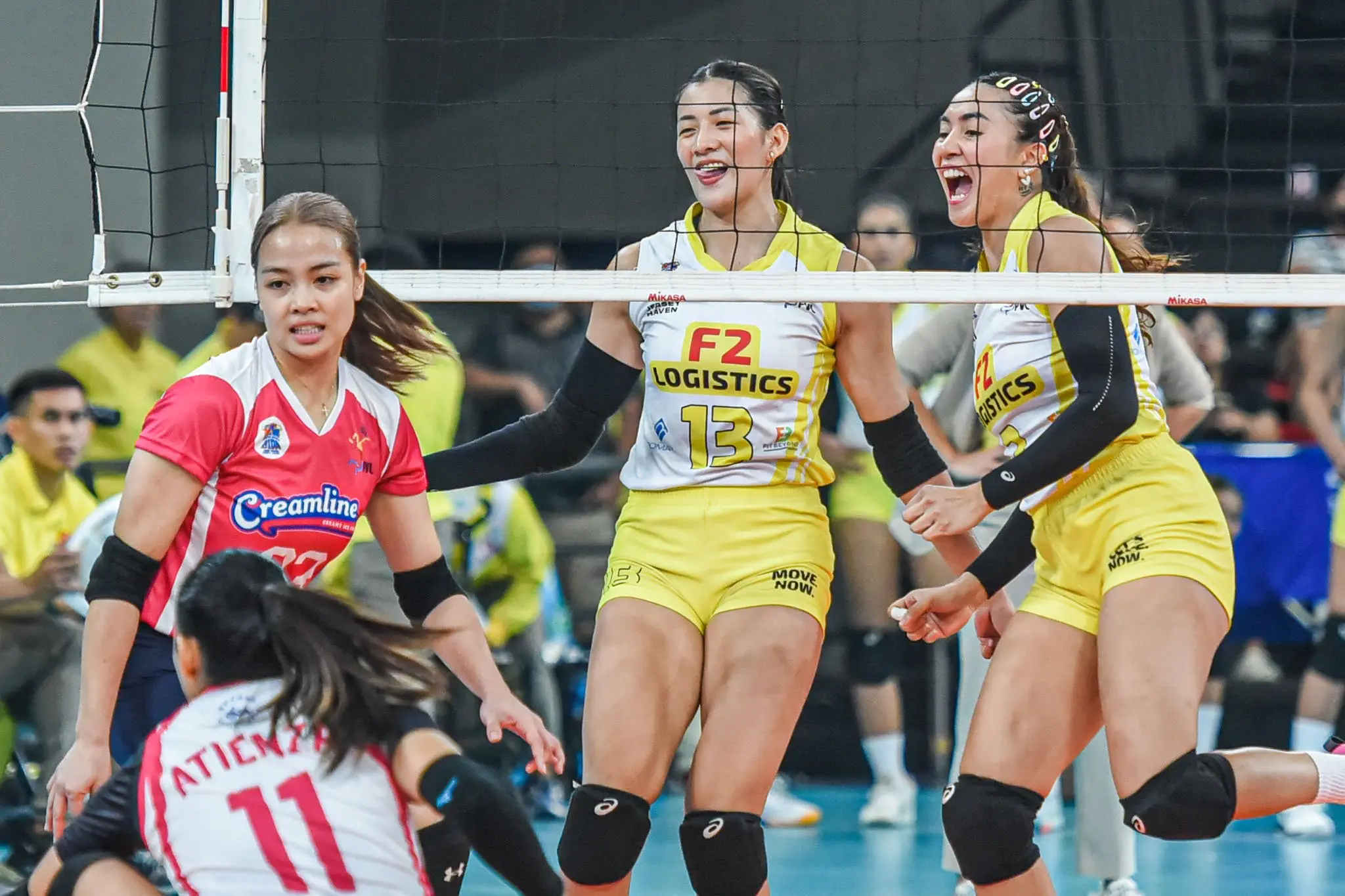 An archive shot of Kim Kianna Dy with Aby Maraño with F2 Logistics
