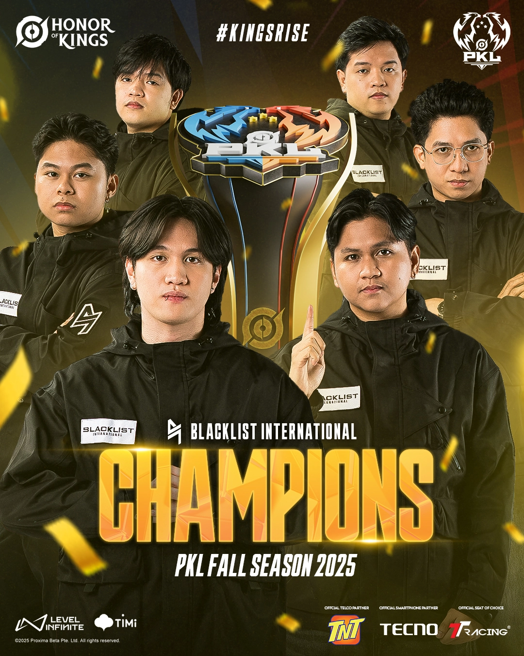 - the game Break the Curse, Break the Code: Blacklist are the PKL 2025 Fall Champions