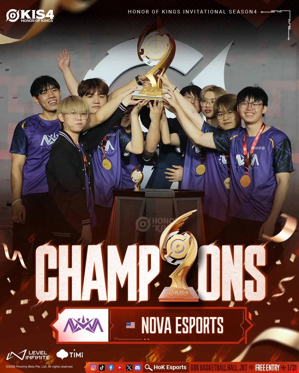 Supernova: Nova Esports are the KIS4 Champions